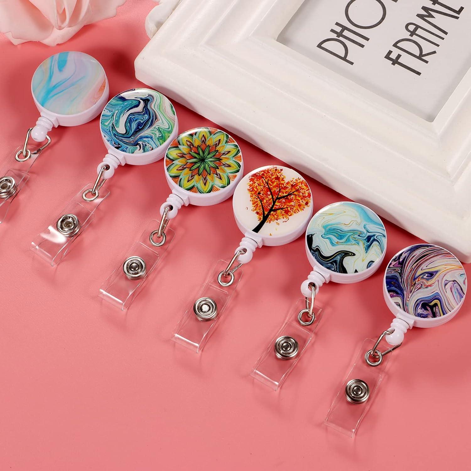 Paquete de 16 Portabrochuras Retráctiles SYNLIN Multicolor