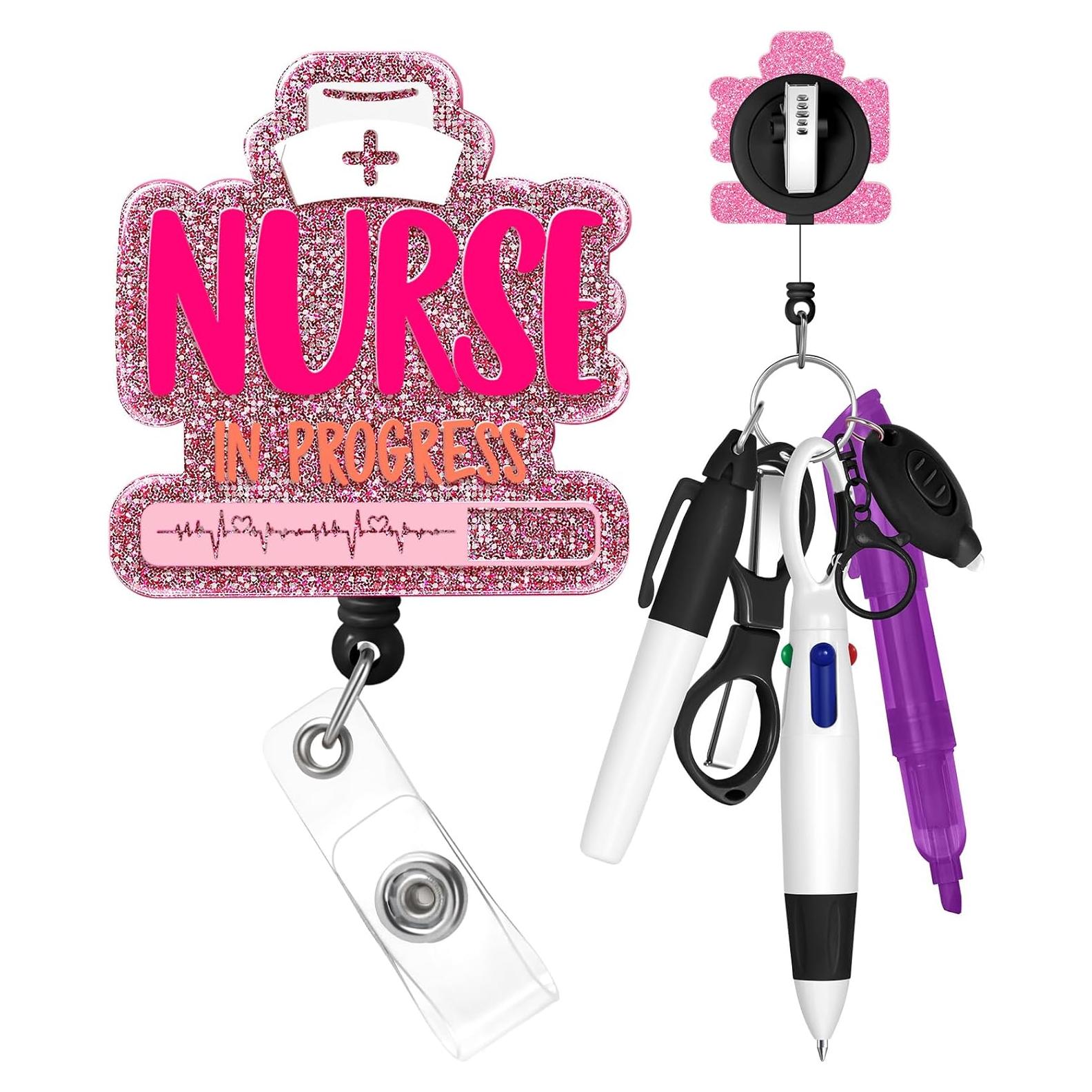 Conjunto de bolígrafos de enfermera Plifal - 5 piezas, negro