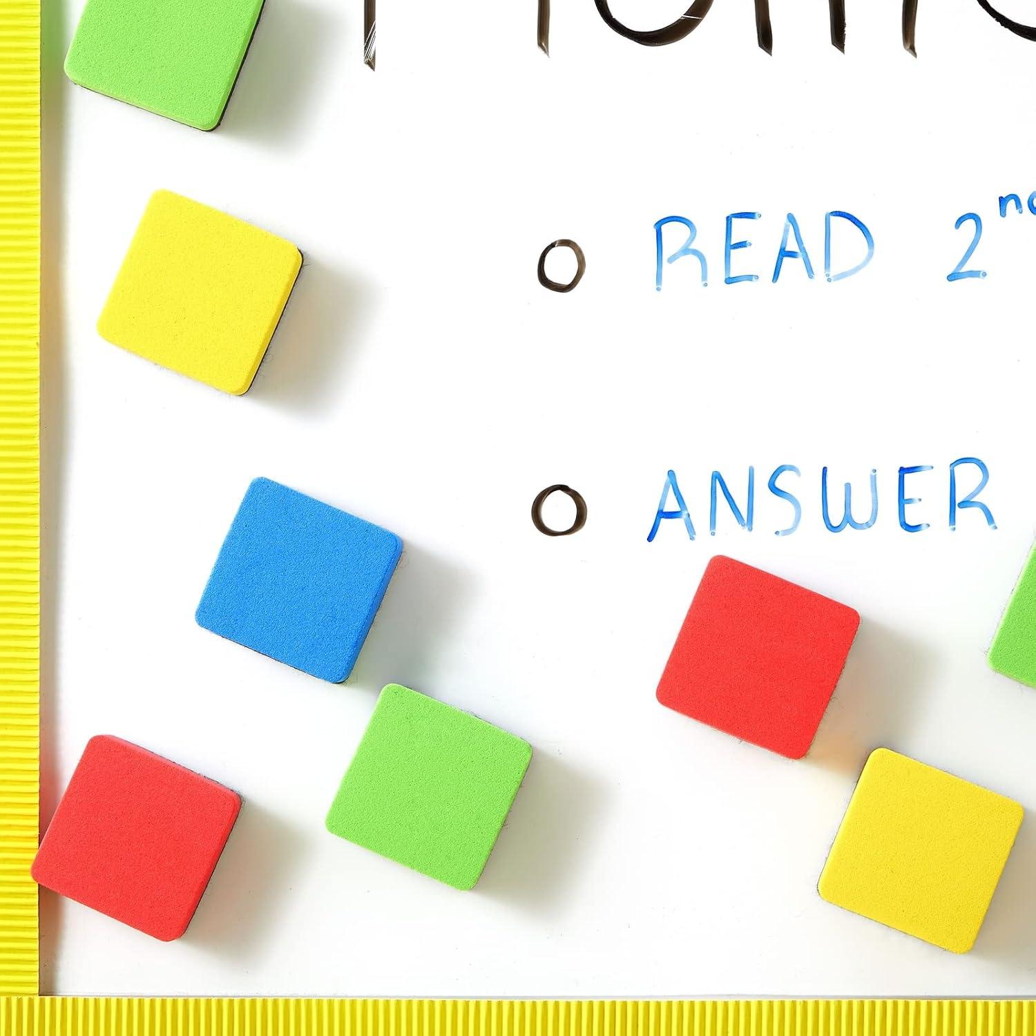 Paquete de 24 Borradores Magnéticos Mini Juvale Multicolor