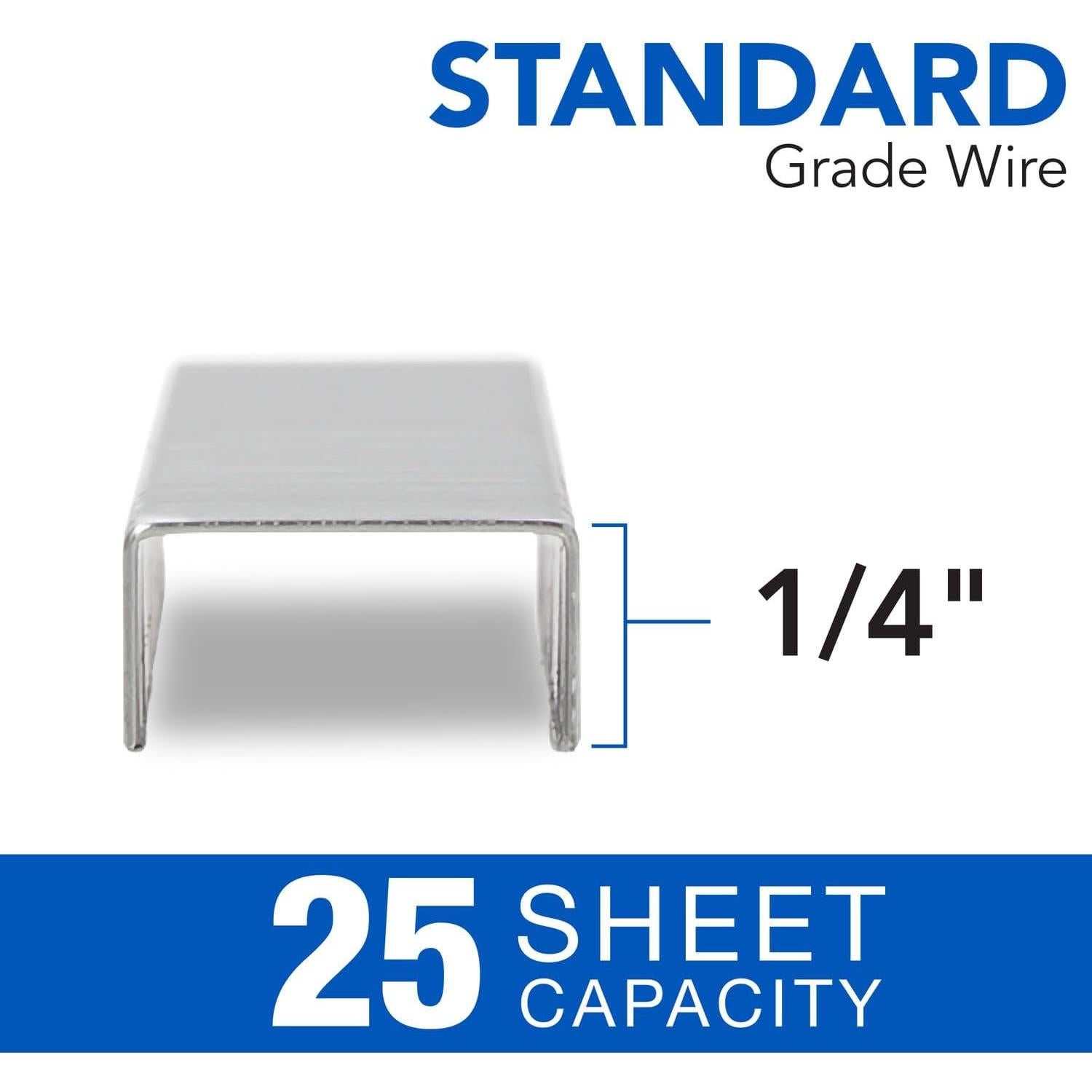 Swingline Staples, Standard Staplers for Desktop Staplers, 1/4" Length, 210/Strip, 5000/Box - Packaging may vary
