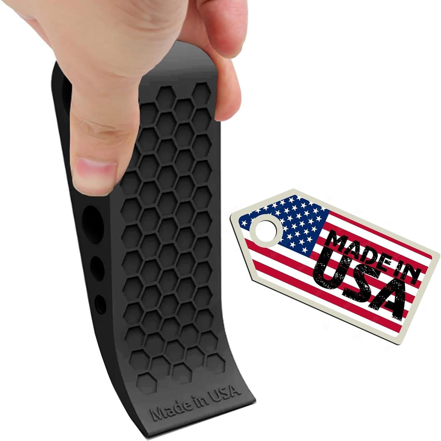 Calzo para Puertas de Goma Negro Suspension Dudes 12.7x4.06 cm