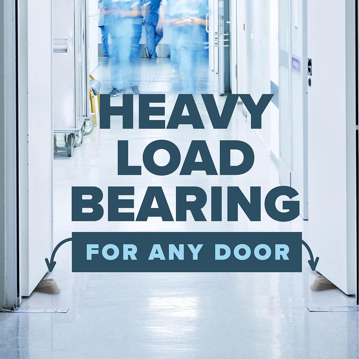 Calzo para Puertas de Goma Negro Suspension Dudes 12.7x4.06 cm