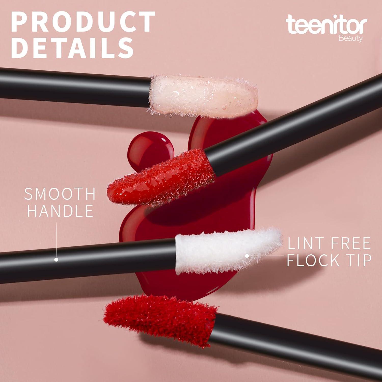 Teenitor 600 Varitas de Labios Desechables Sin Pelusa 9.04cm