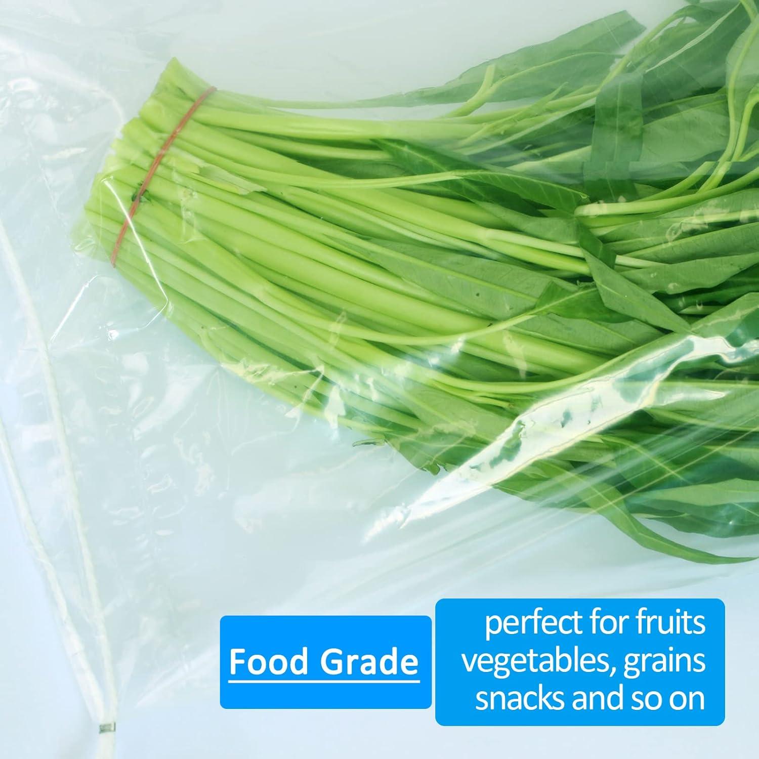 Paquete de 100 bolsas transparentes para zapatos Belinlen 25x35 cm