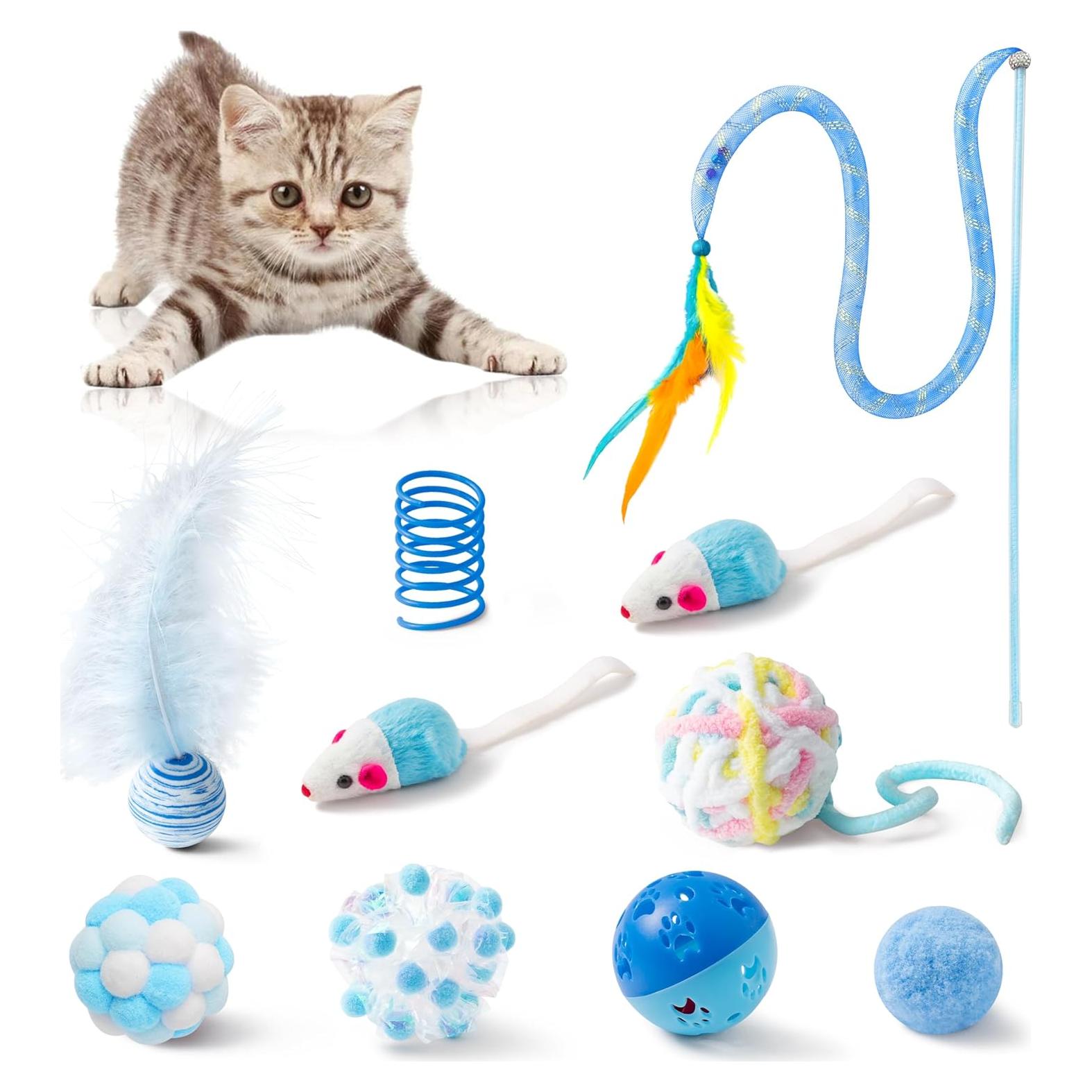 Set de Juguetes para Gatos MALLMALL6 - 10 Piezas Interactivas
