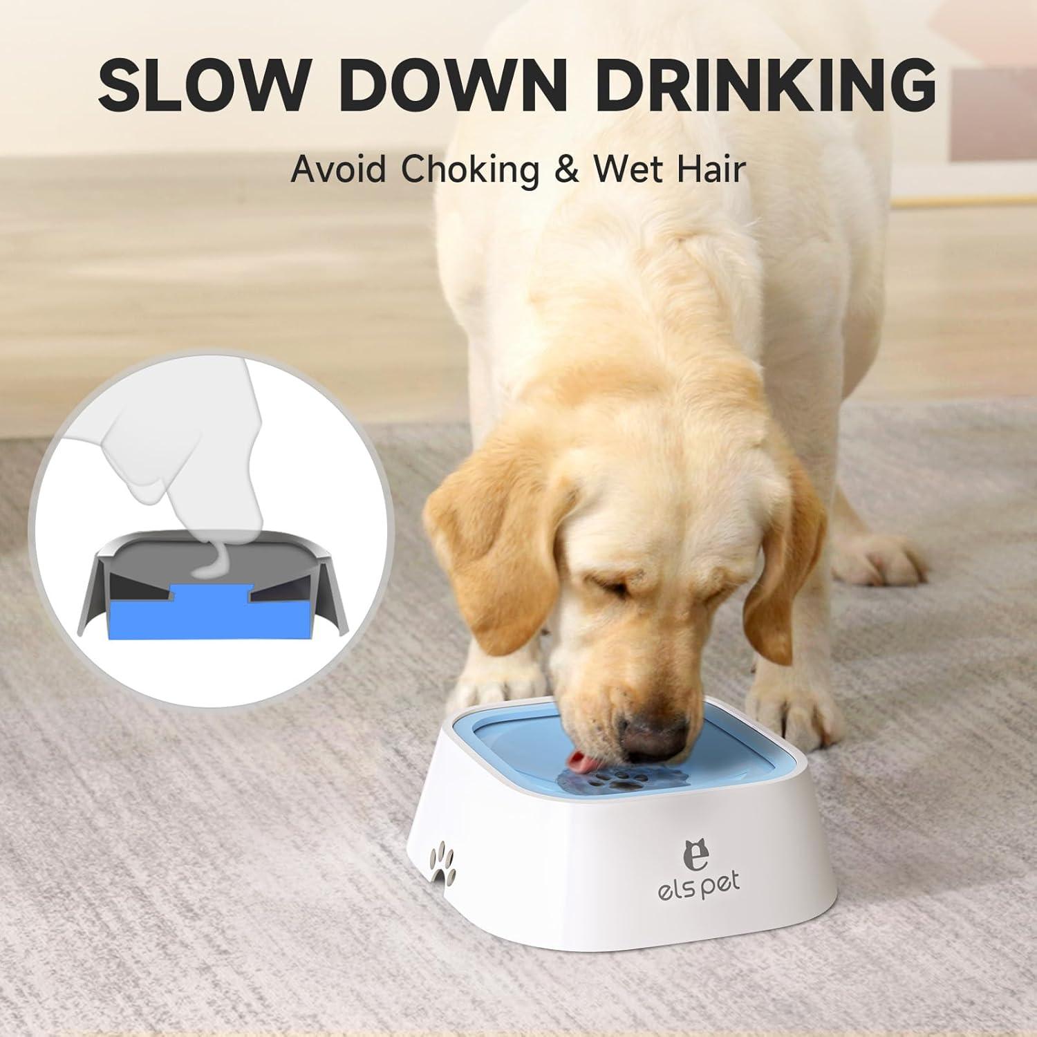 Bowl de Agua para Perros ELS PET 1L Antideslizante Azul