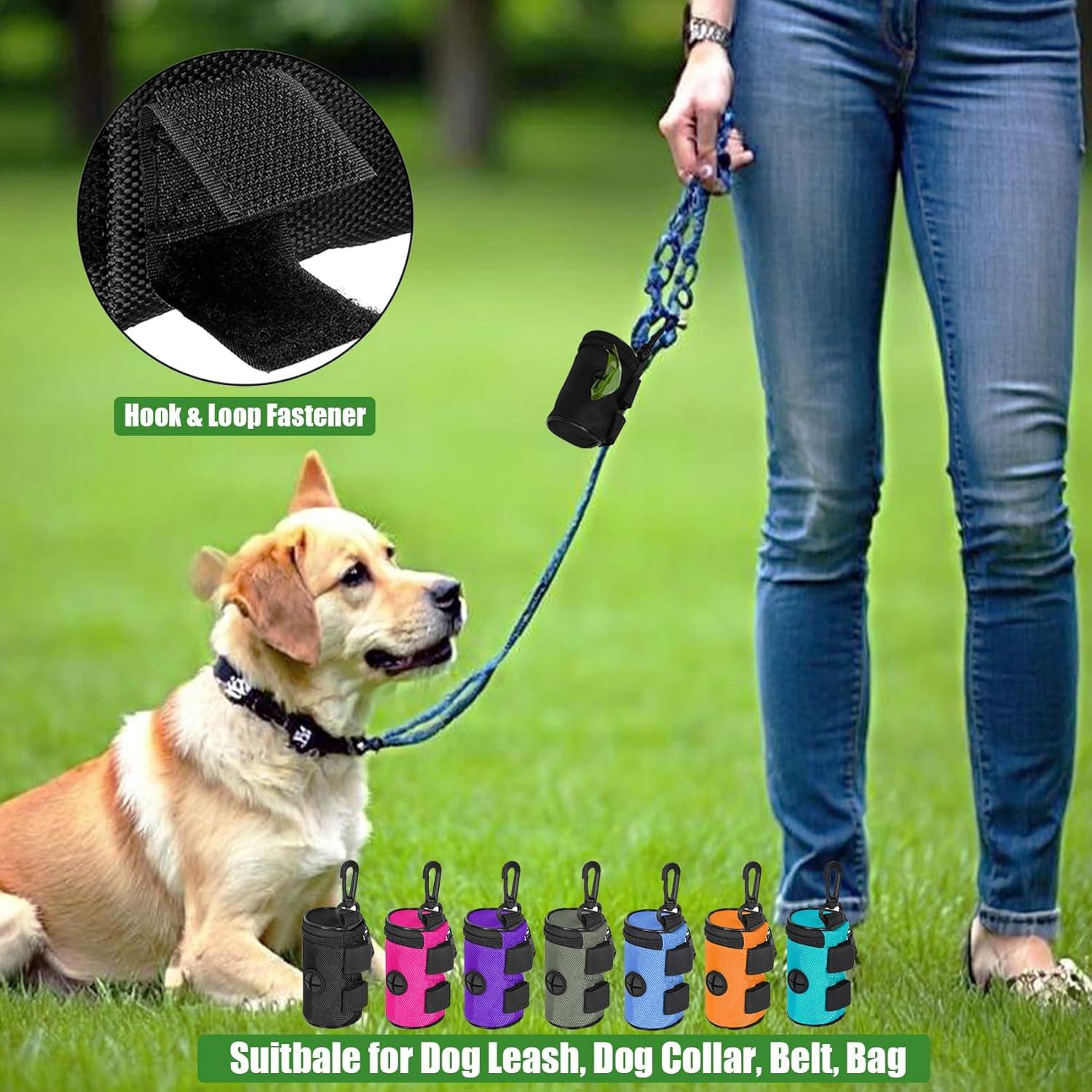 Soporte para bolsas de excremento de perro Hilihali - Negro