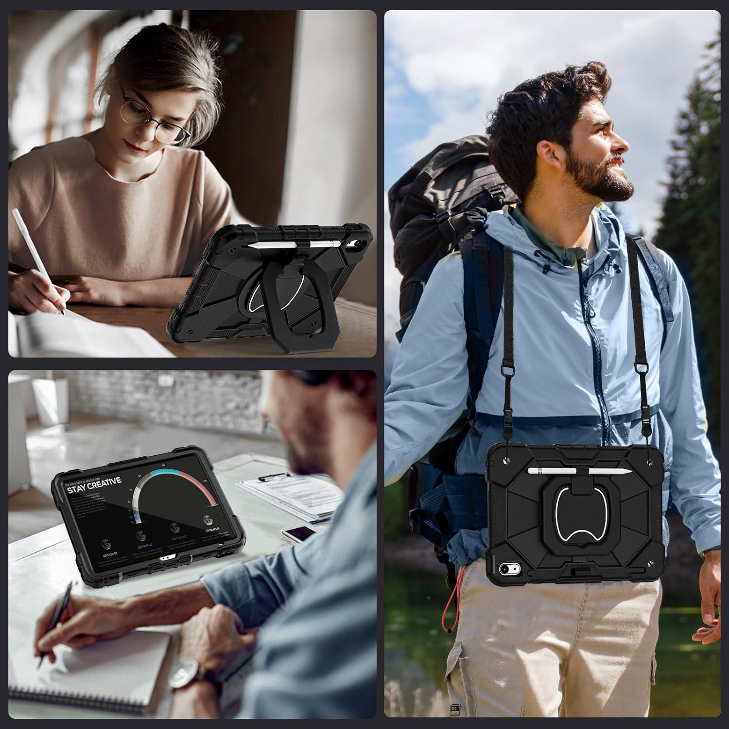 Funda para iPad 11" y 10.9" Auizotl con Soporte 360°