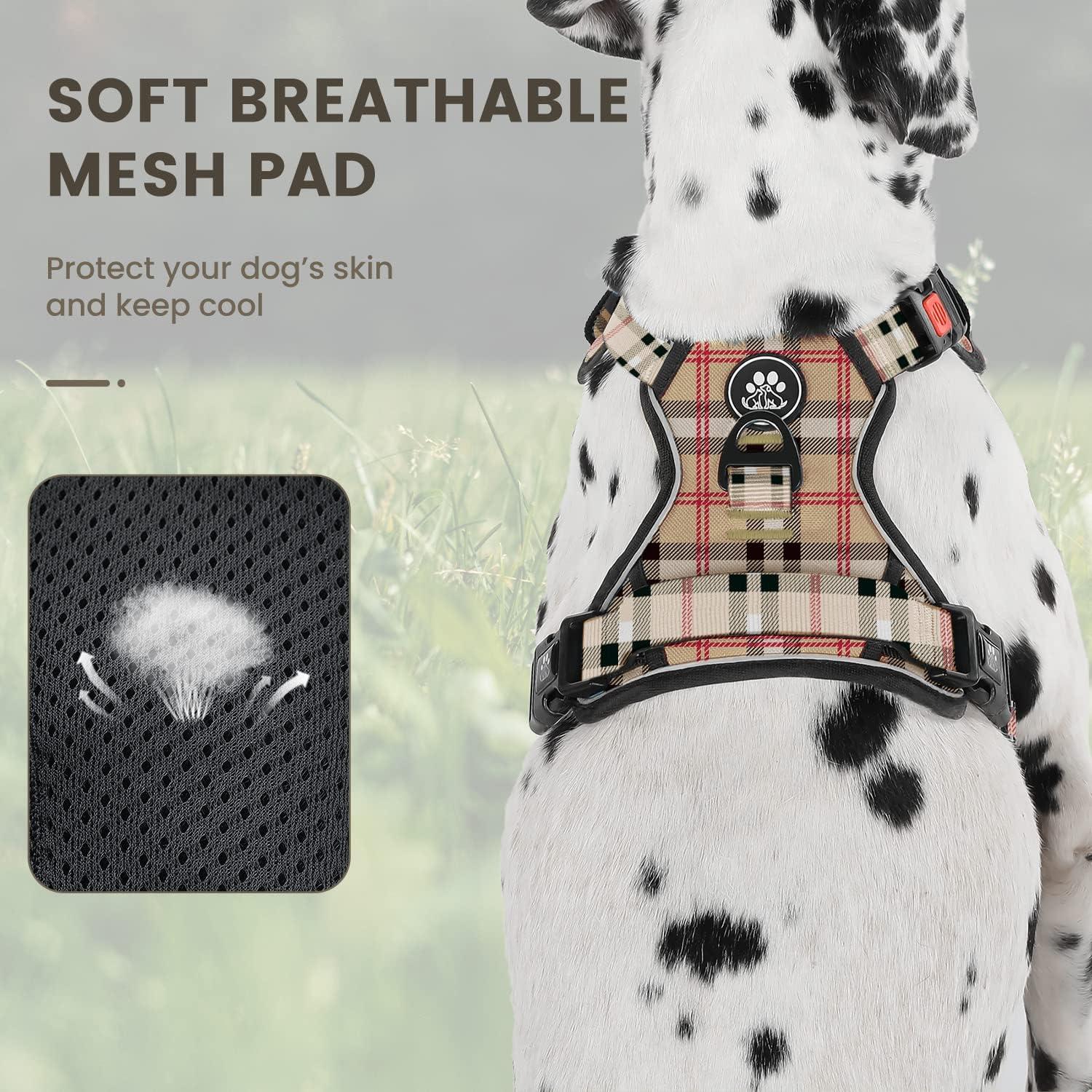 Arnés para Perros Pequeños FurryFection Beige y Blanco