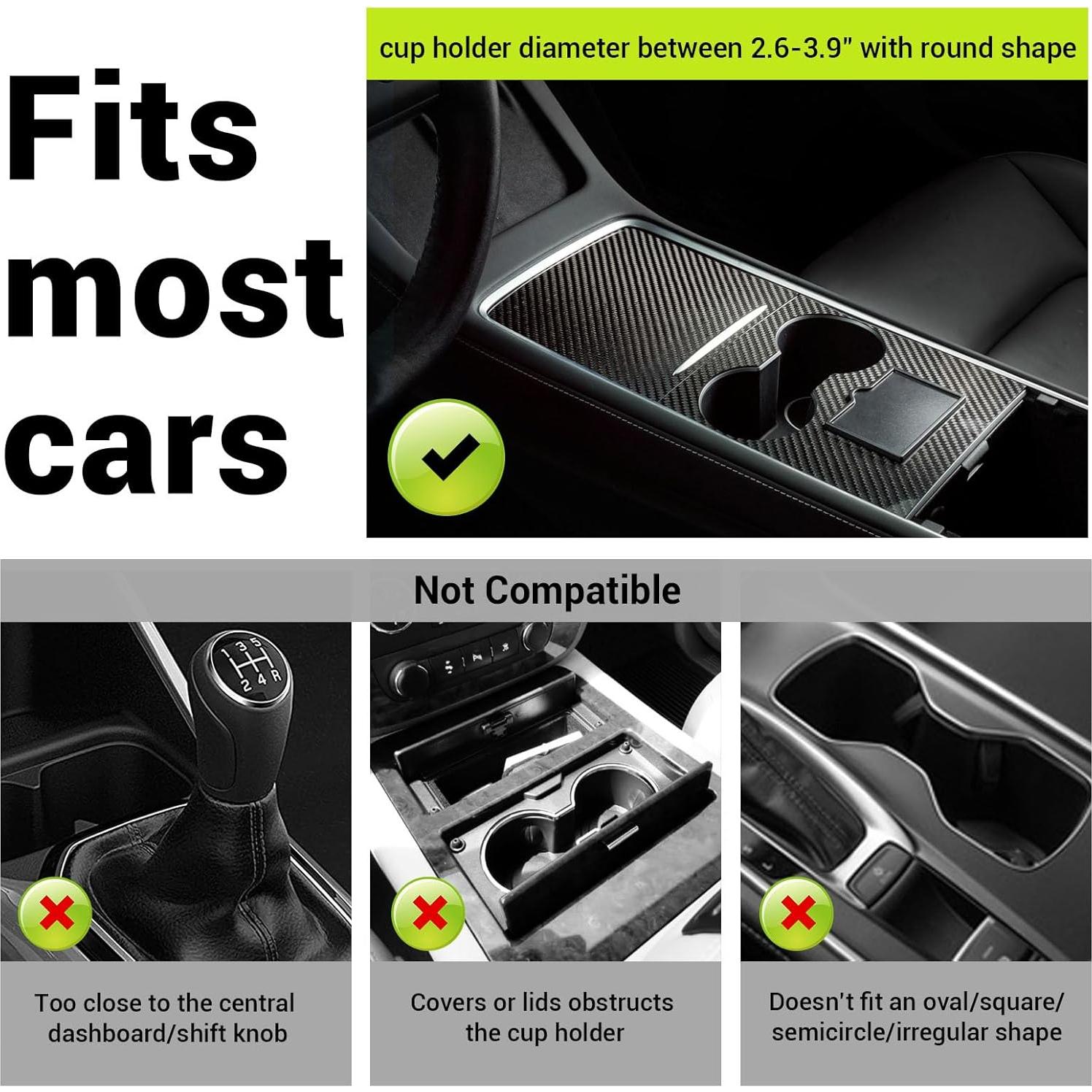 Soporte para Taza de Coche SodaRide 4 en 1 con Bandeja