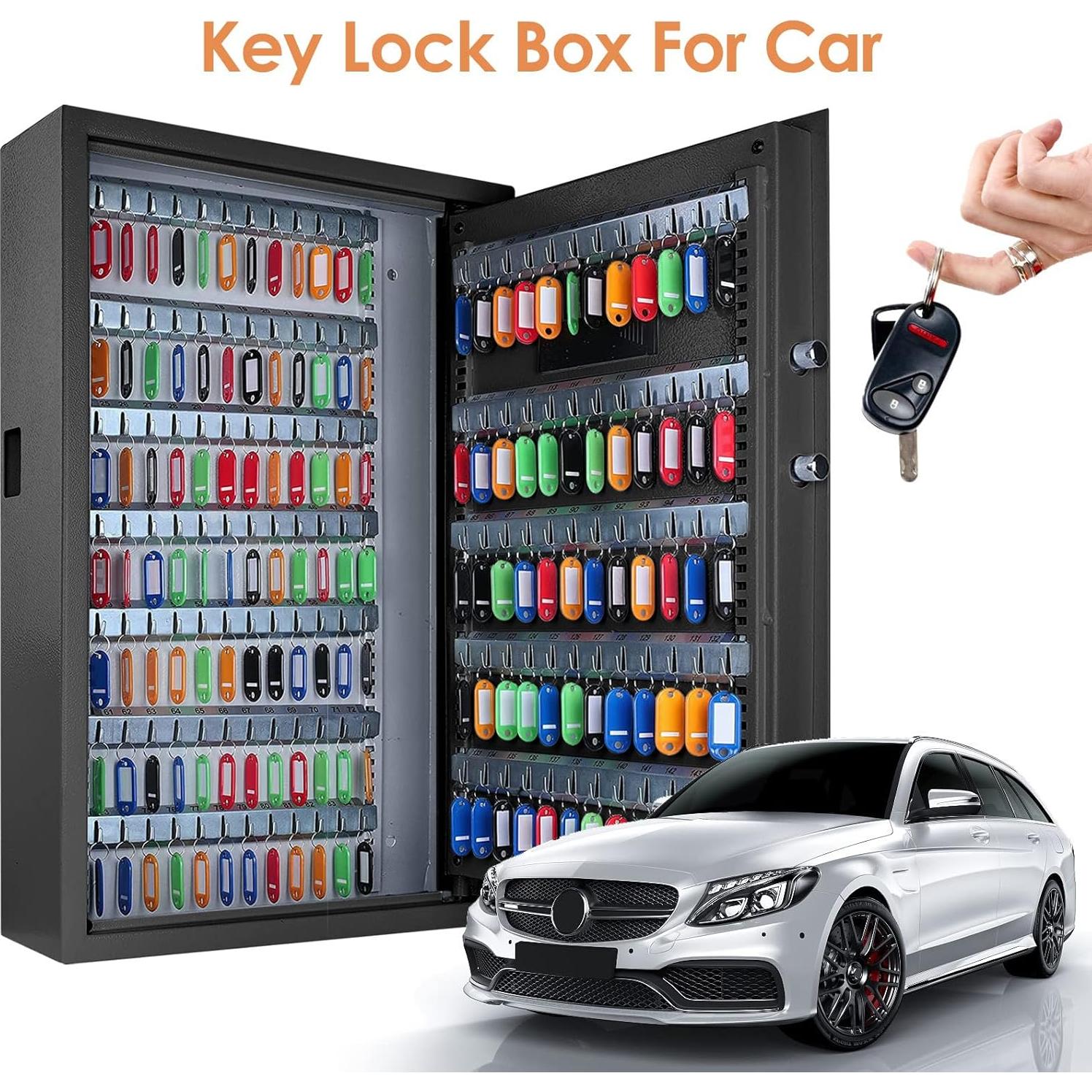 Caja de Llaves de Combinación TOLEBLID 144 Posiciones Montada en Pared