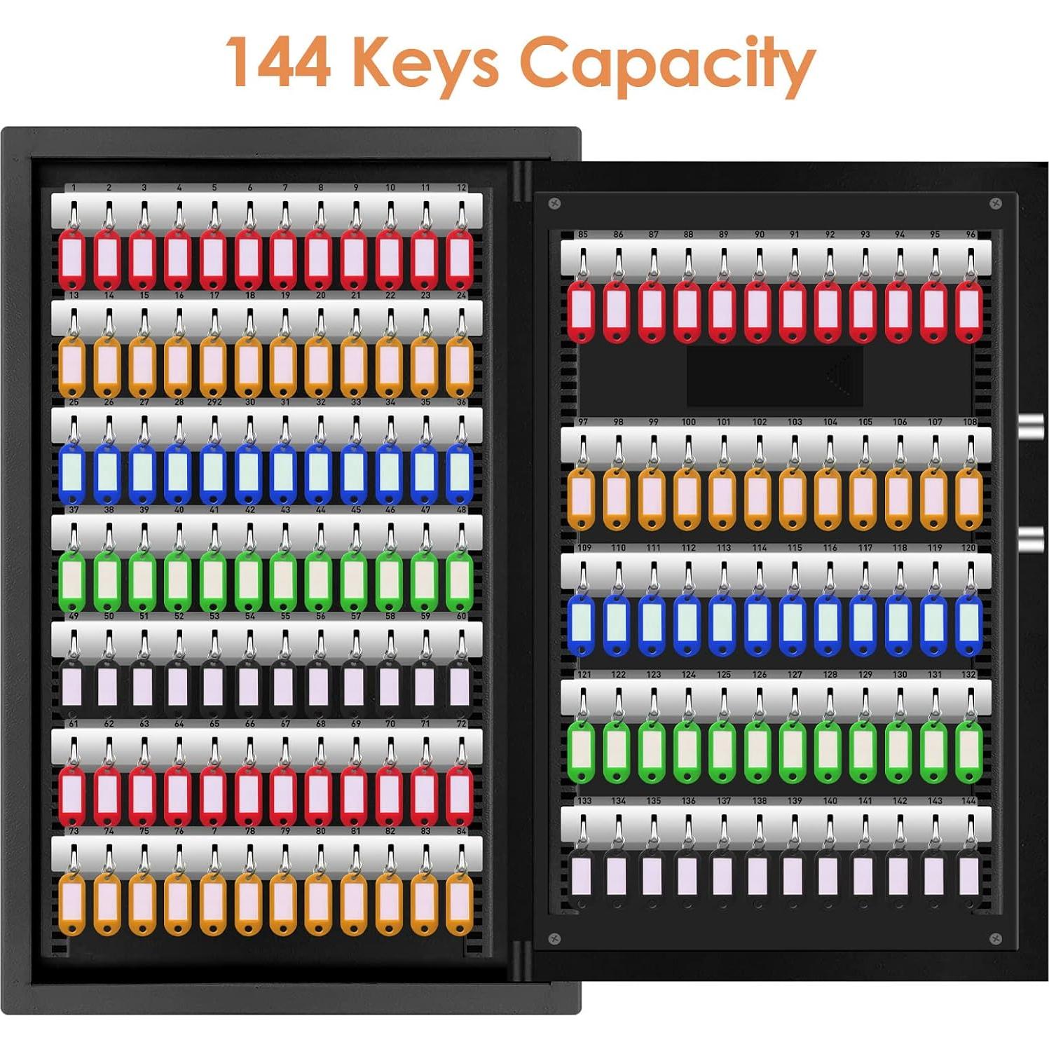 Caja de Llaves de Combinación TOLEBLID 144 Posiciones Montada en Pared