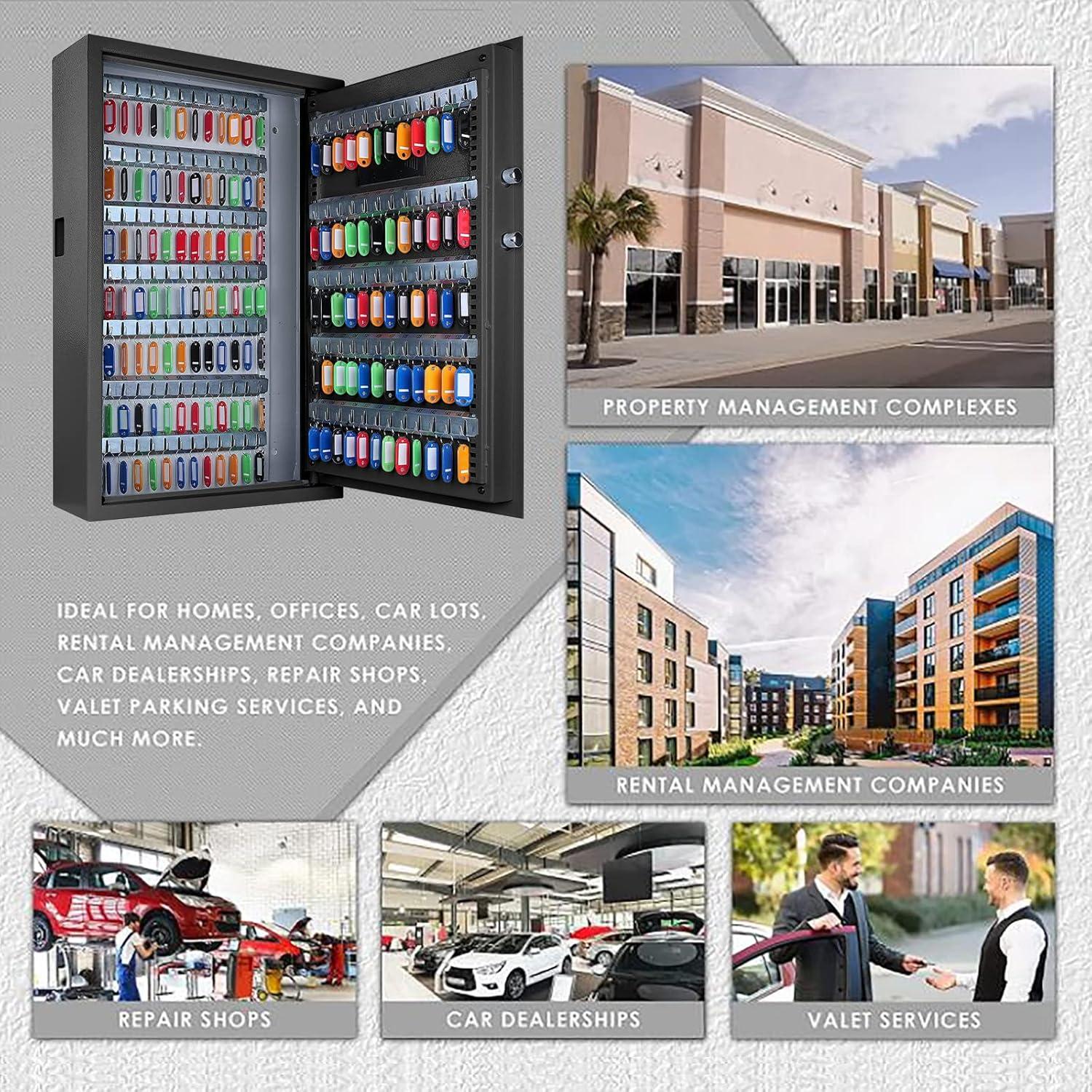 Caja de Llaves de Combinación TOLEBLID 144 Posiciones Montada en Pared