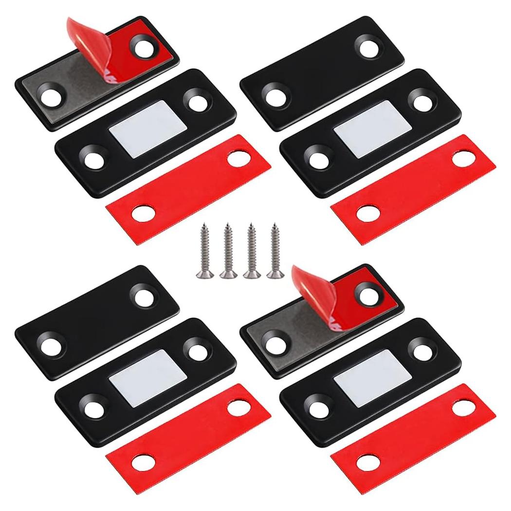 Cierre Magnético Jiayi 4 Paquete Ultra Fino para Gabinetes