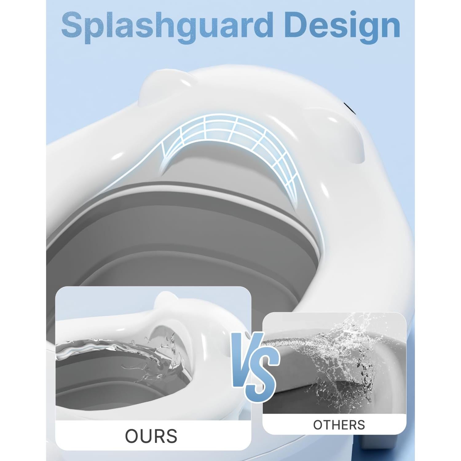 Asiento de Entrenamiento para Baño Bunwag 2 en 1 Oso Polar