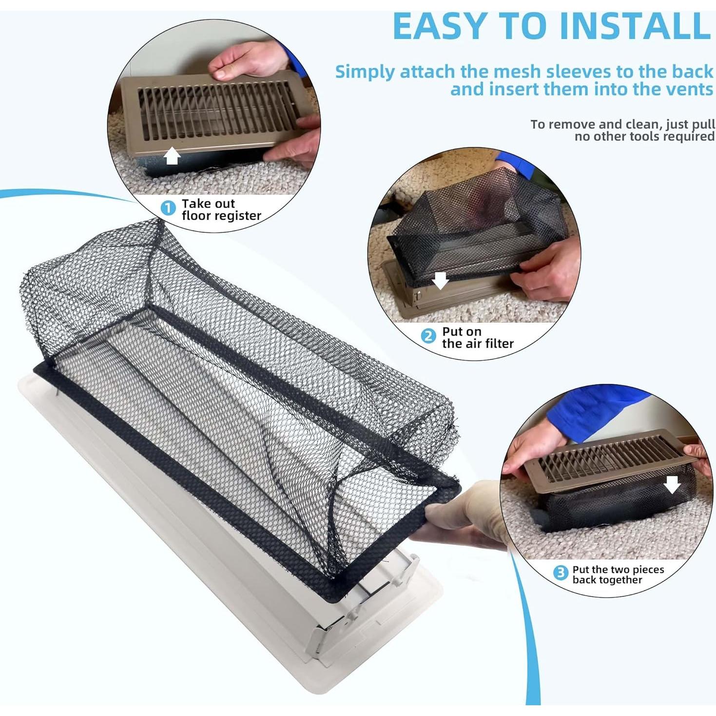 Cubierta de Registro de Piso RXSIAT 10x25 cm 6 Piezas Malla
