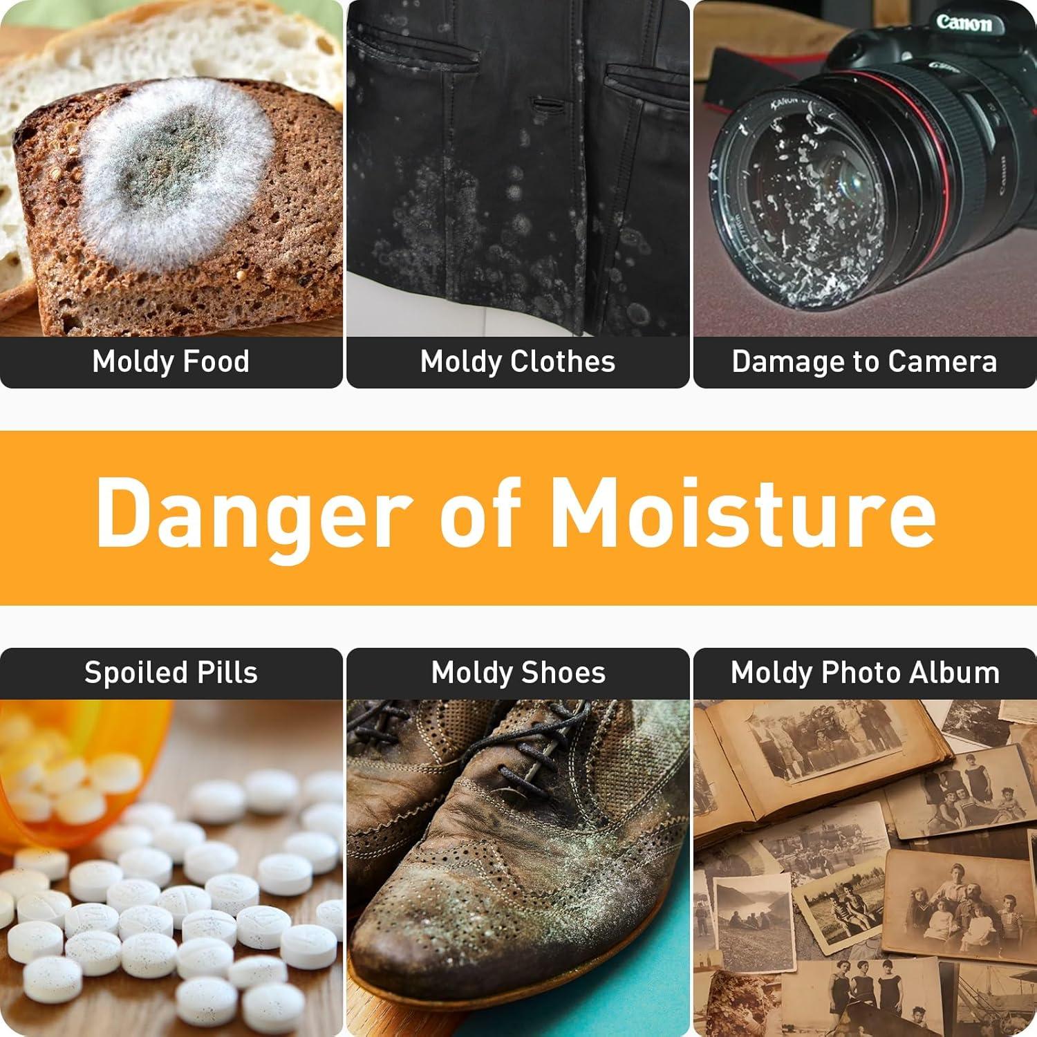 Paquetes de Gel de Silica Grado Alimenticio 10g x 100 TEYOON