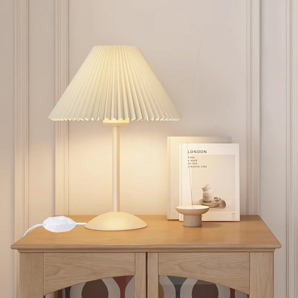 Interruptor Regulador Rotativo PLUSPOE 1.8m Cable Blanco 2Pack