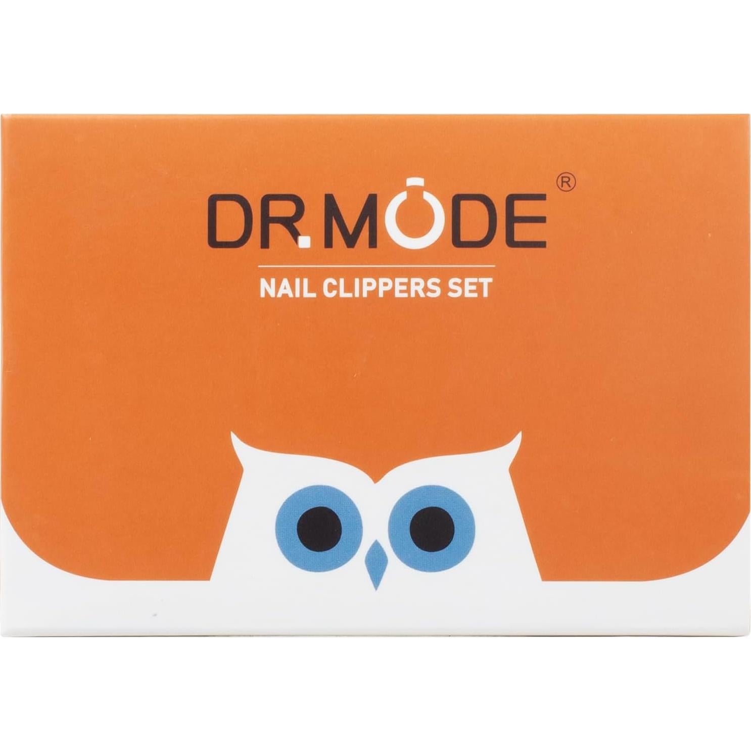 Juego de Cortauñas DRMODE Profesional 2 Piezas Acero Inoxidable