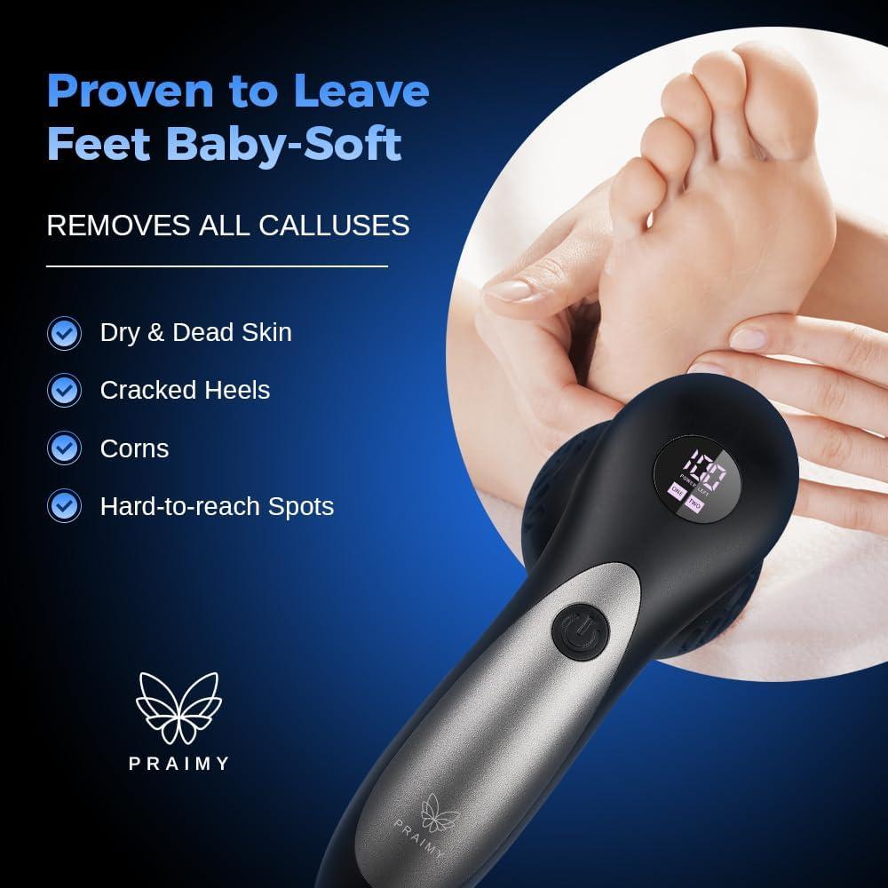 Removedor de Callos Eléctrico PRAIMY Inalámbrico IPX7 9 Cabezas