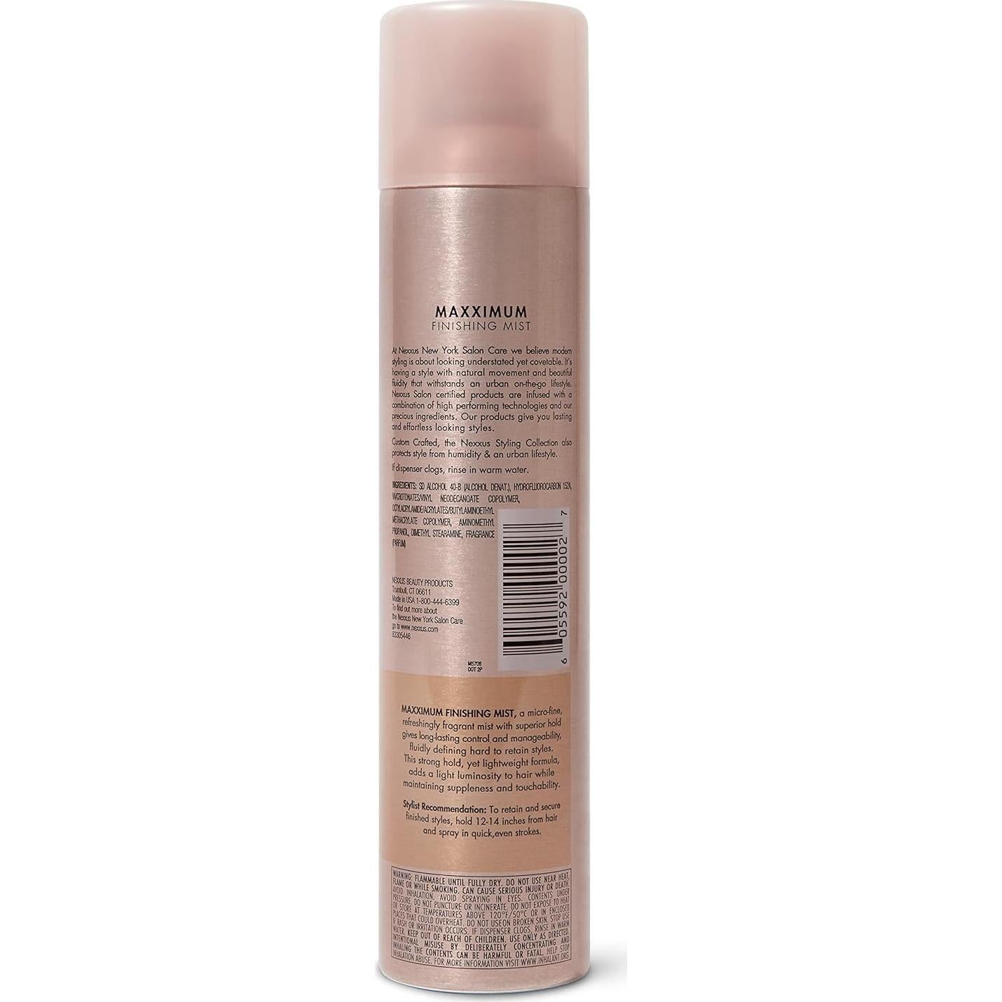 Spray para el Cabello Nexxus Maxximum 340 g - Fijación Fuerte