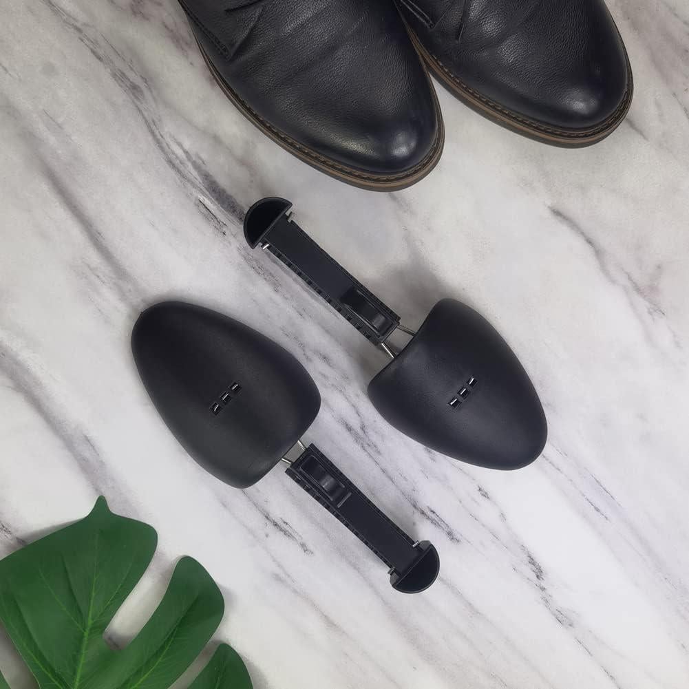 Árbol de Zapatos Ajustable YY YEARCHY - 2 Pares, Negro