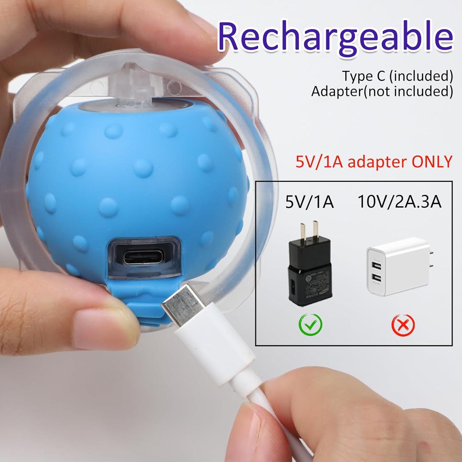 Juguete Interactivo para Gatos LEPLE L06 Bola Rodante Azul