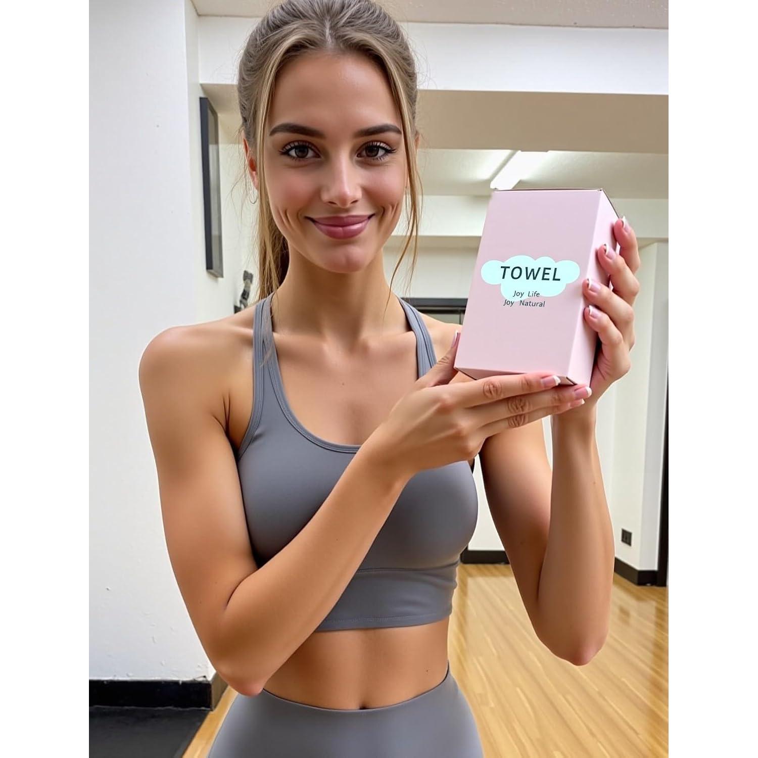 Toallas de Gimnasio Microfibra YXGJMYGS 2 Piezas Secado Rápido