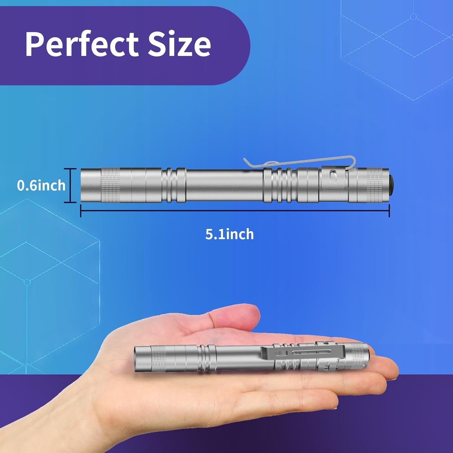 Linterna UV COSOOS 395nm Mini Pluma a Prueba de Agua