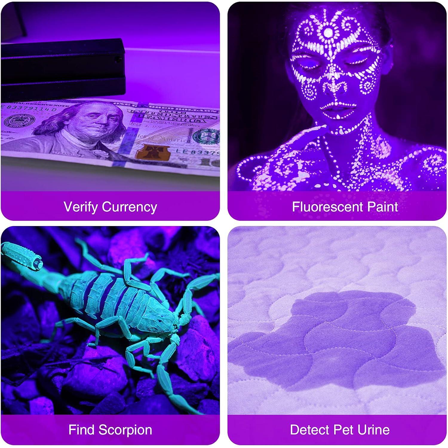 Linterna UV COSOOS 395nm Mini Pluma a Prueba de Agua