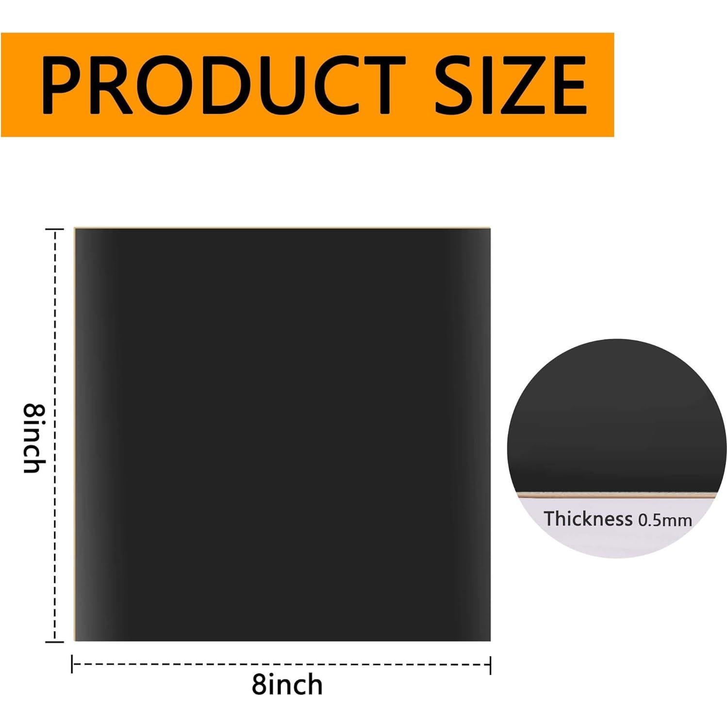 Parche de Reparación Adnee EPDM 20.32cm 2 Pcs Autoadhesivo