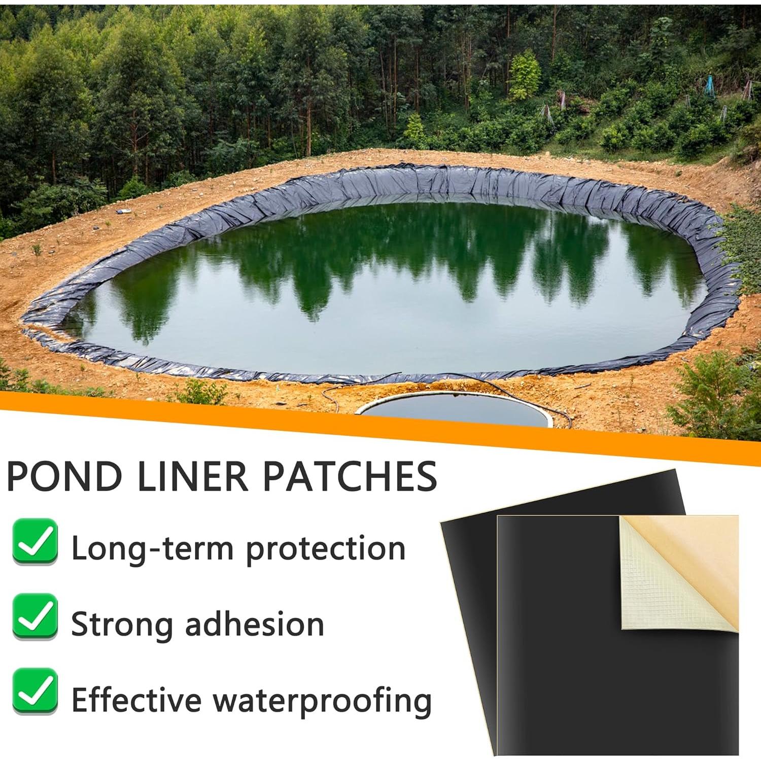 Parche de Reparación Adnee EPDM 20.32cm 2 Pcs Autoadhesivo