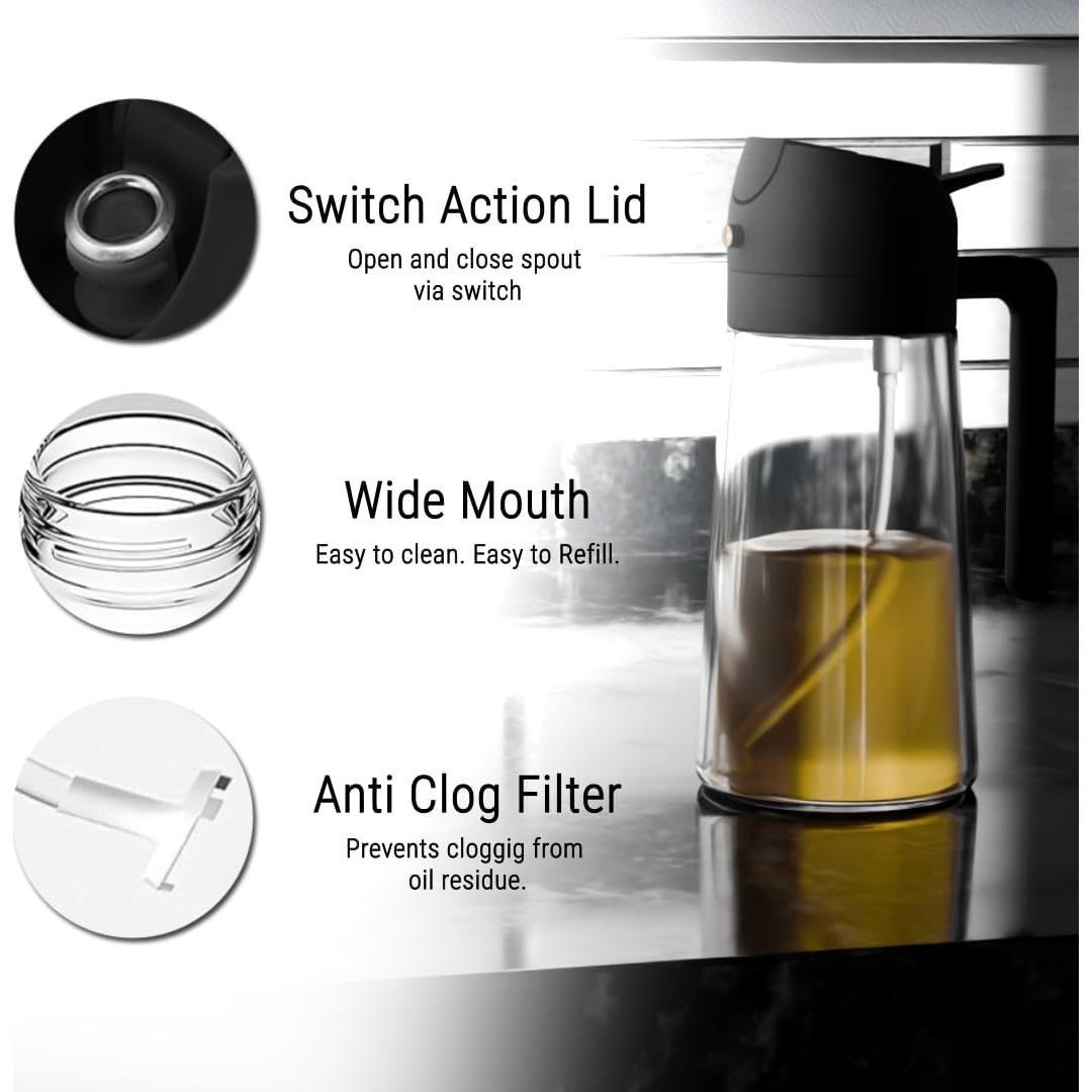 Dispensador y pulverizador de aceite The Away Gourmet 470ml