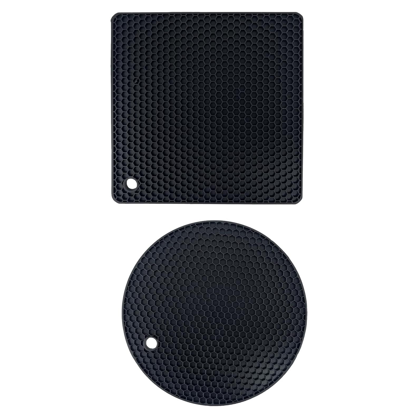 Paquete de 2 Tapetes de Silicona Antideslizantes Daixers 18 cm