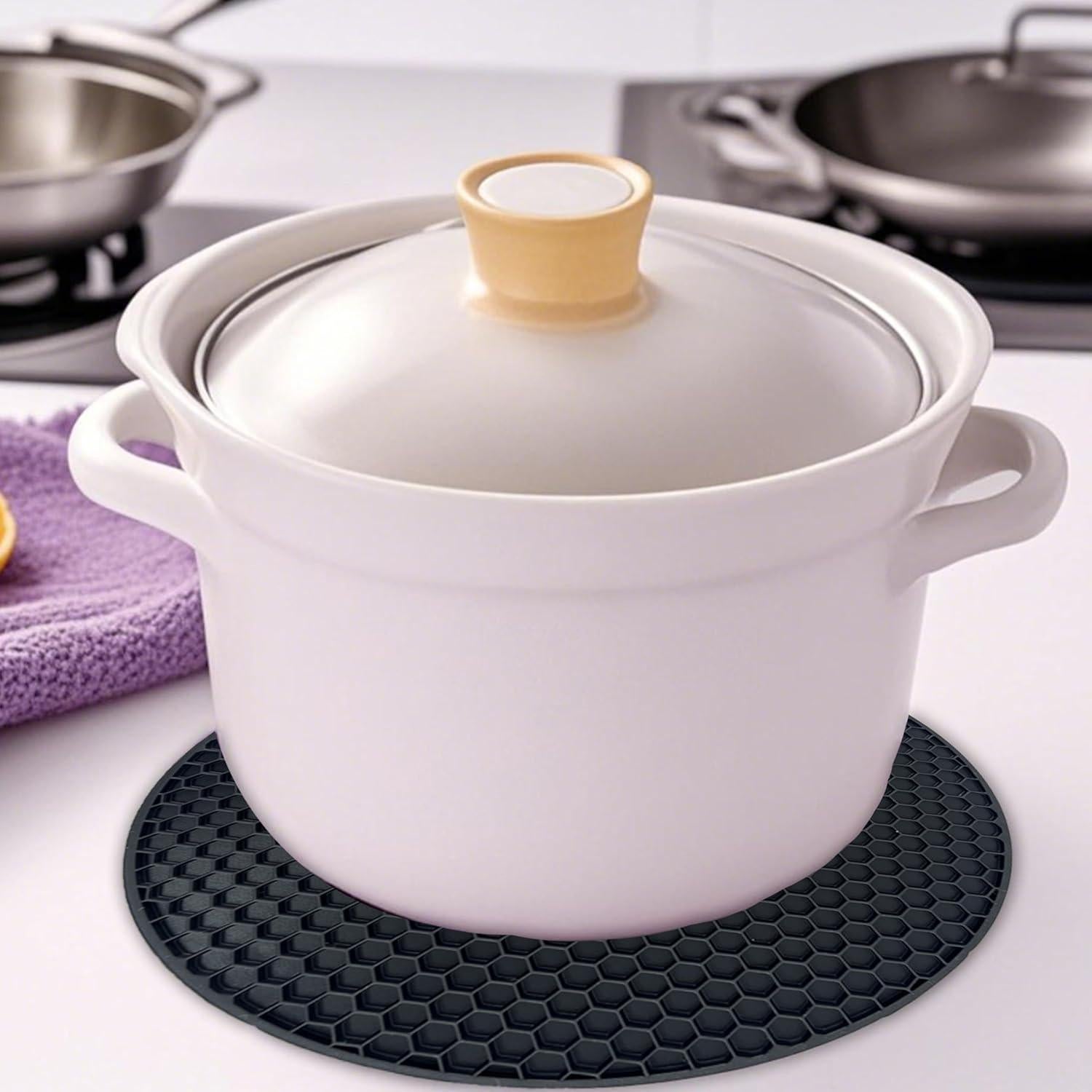 Paquete de 2 Tapetes de Silicona Antideslizantes Daixers 18 cm