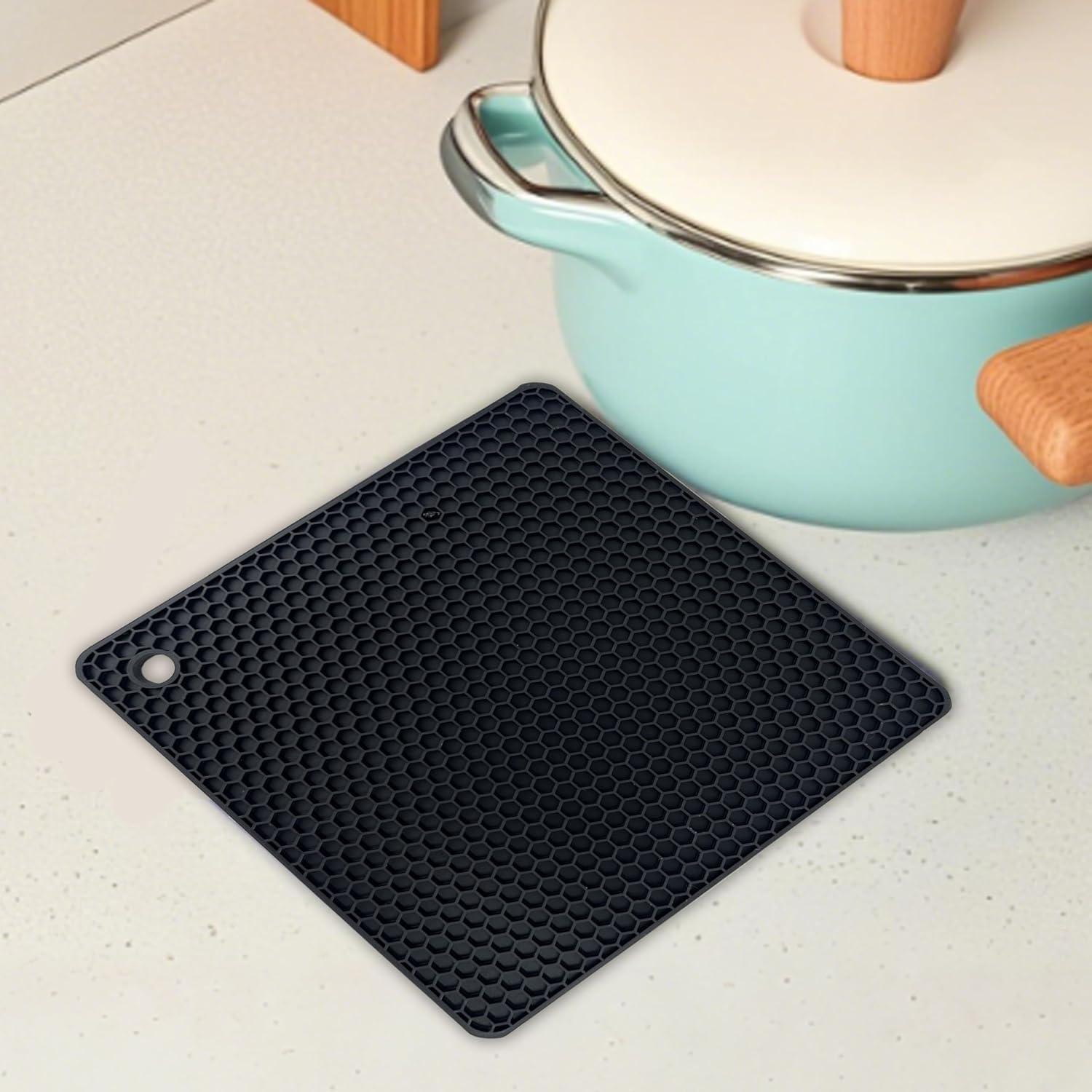 Paquete de 2 Tapetes de Silicona Antideslizantes Daixers 18 cm