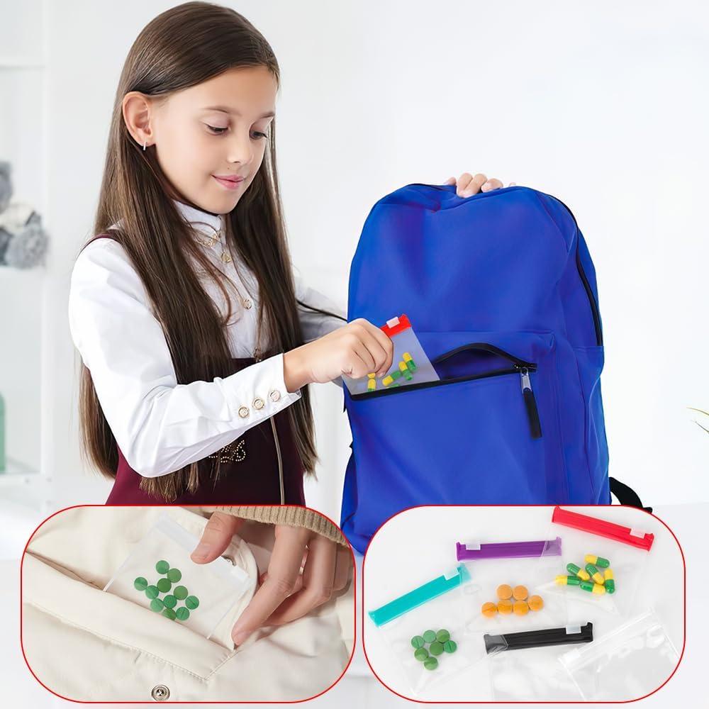 Bolsas para Medicamentos Reutilizables UnslQonds 24 PCS Transparente