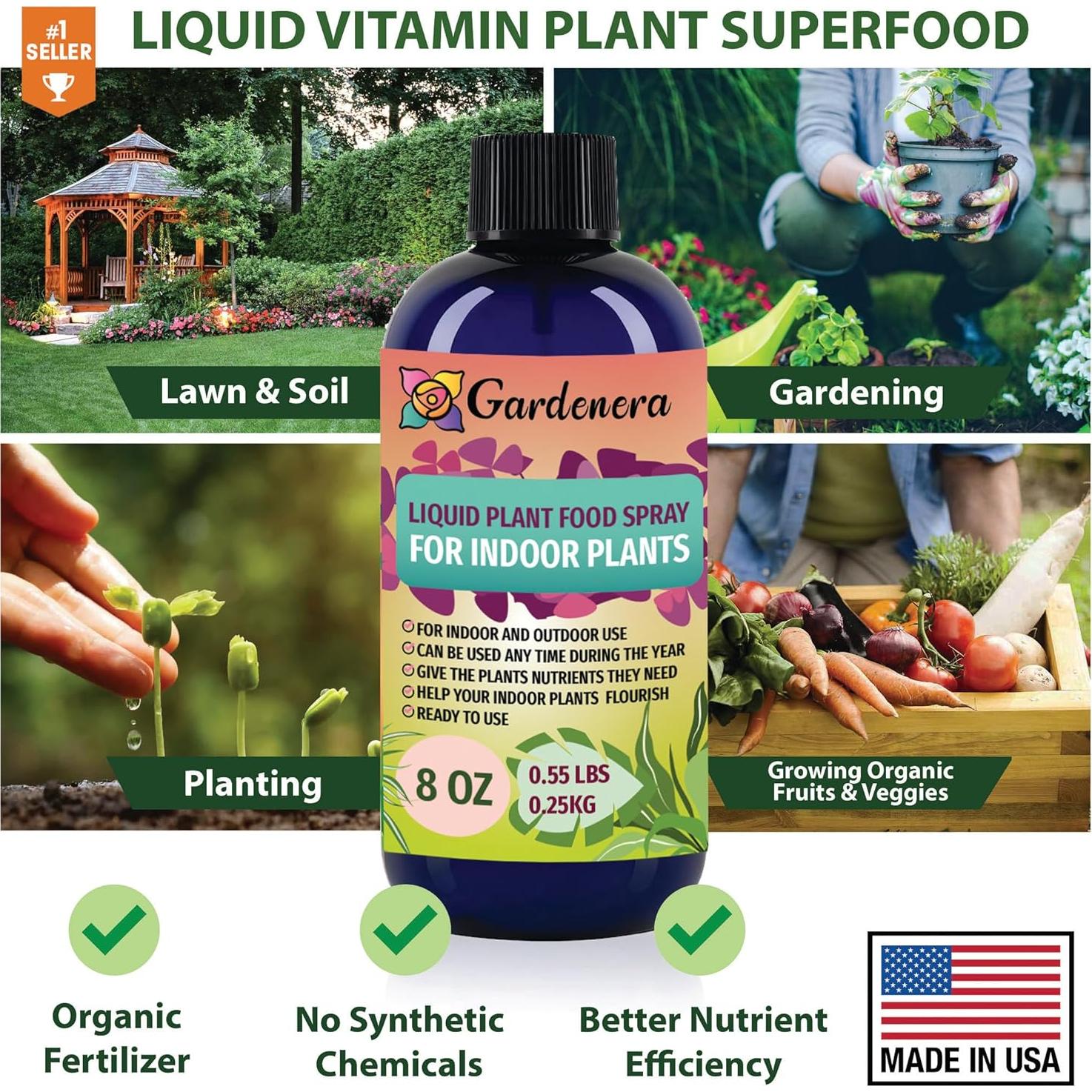 Spray Mist Superfood Gardenera para Aglaonema 236.6ml