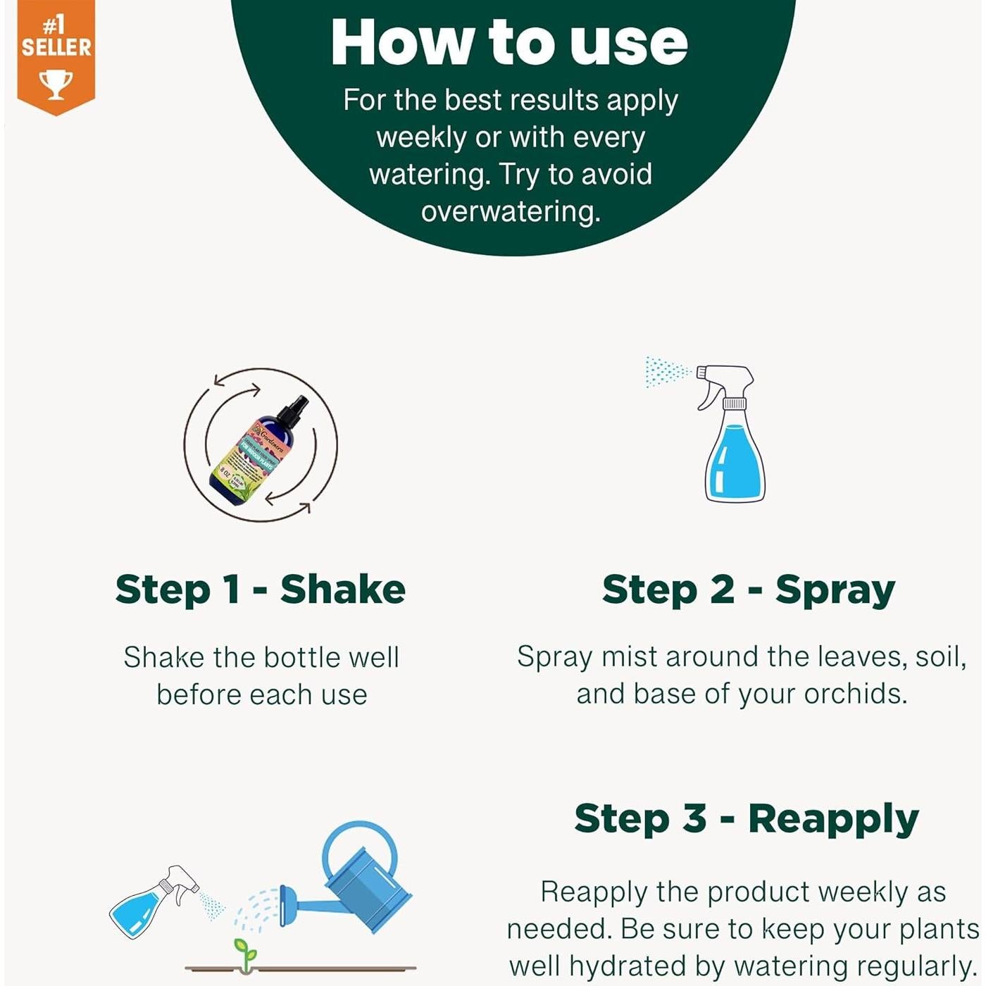 Spray Mist Superfood Gardenera para Aglaonema 236.6ml