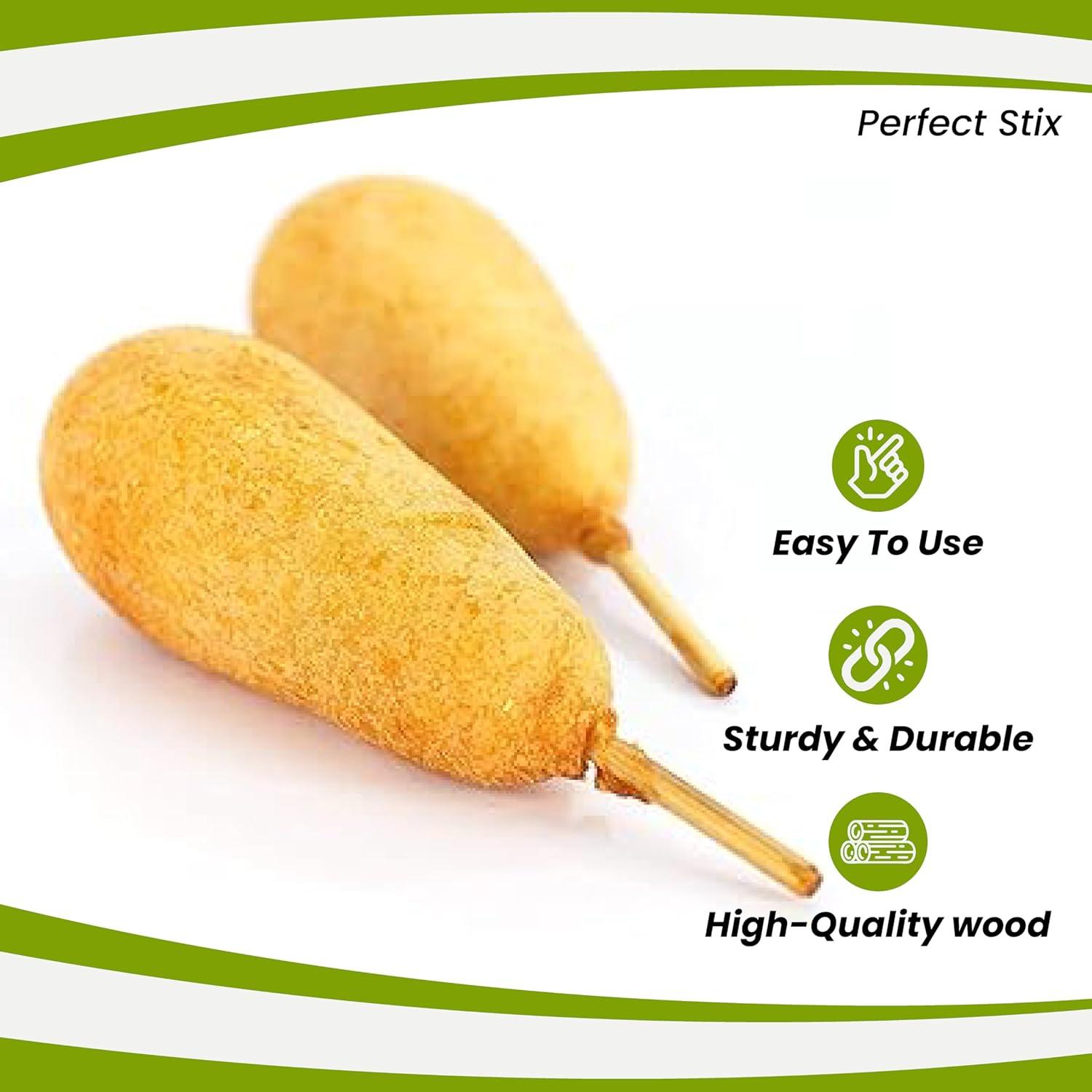 Palitos de Caramelo de Manzana Perfect Stix 14 cm Semi Punta - 100 Unidades