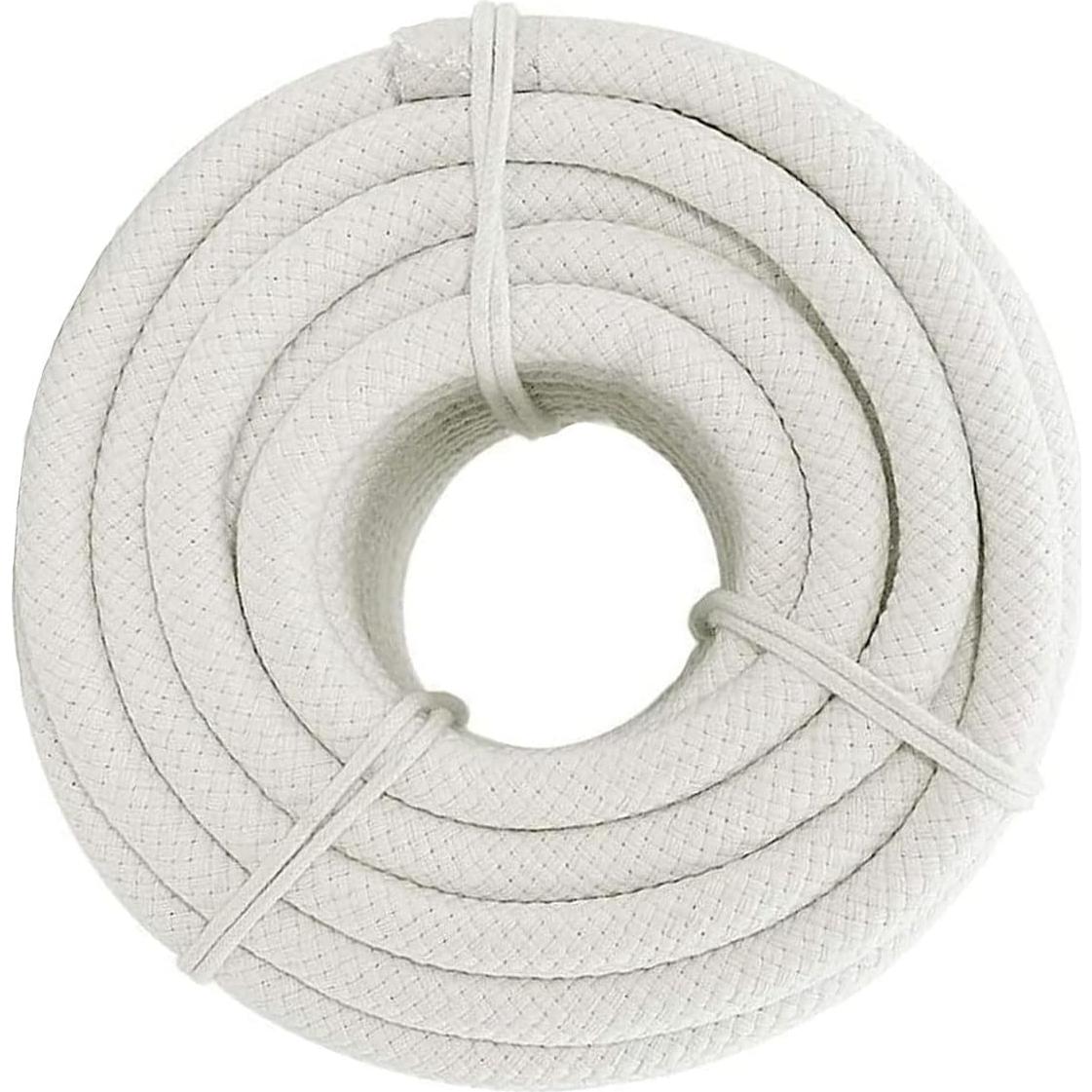 Cuerda de Algodón Trenzada YUZENET 1.27 cm x 15.24 m Beige