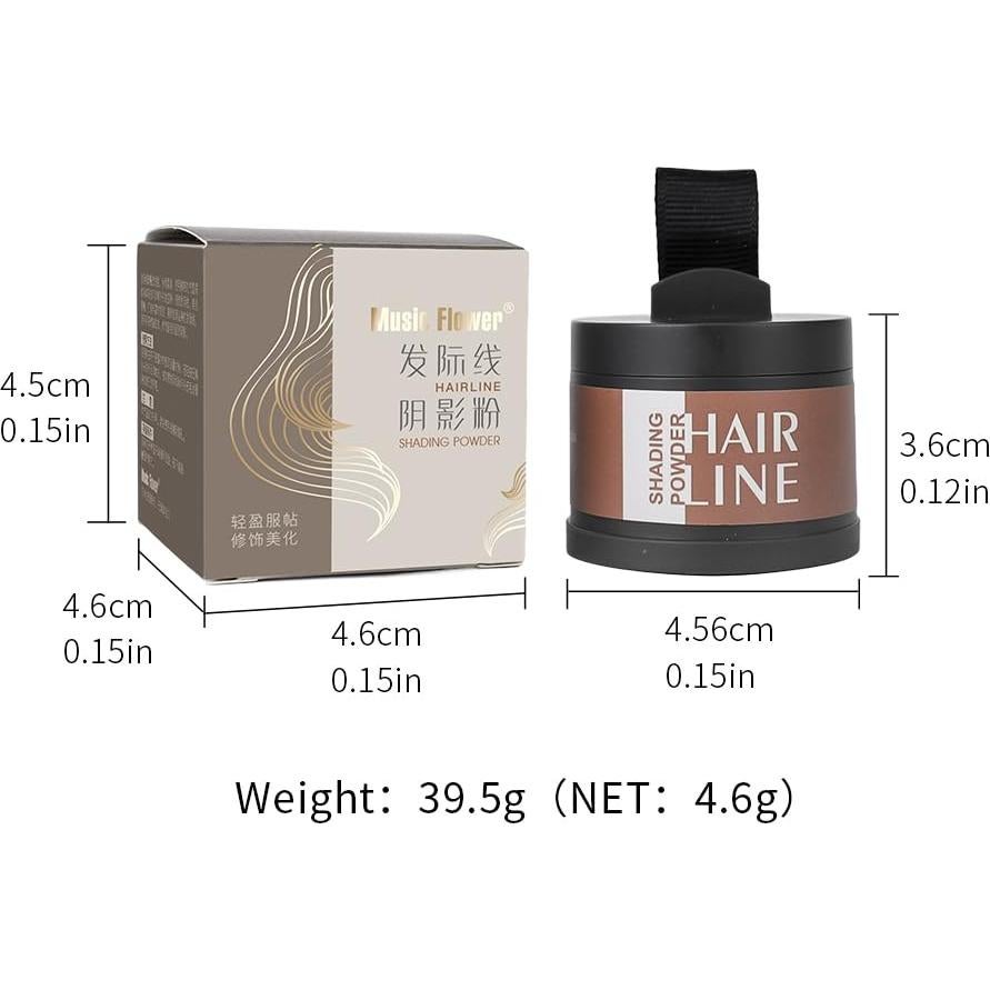 Polvo Retoque Raíces Unusual Beauty Marrón Oscuro 40g