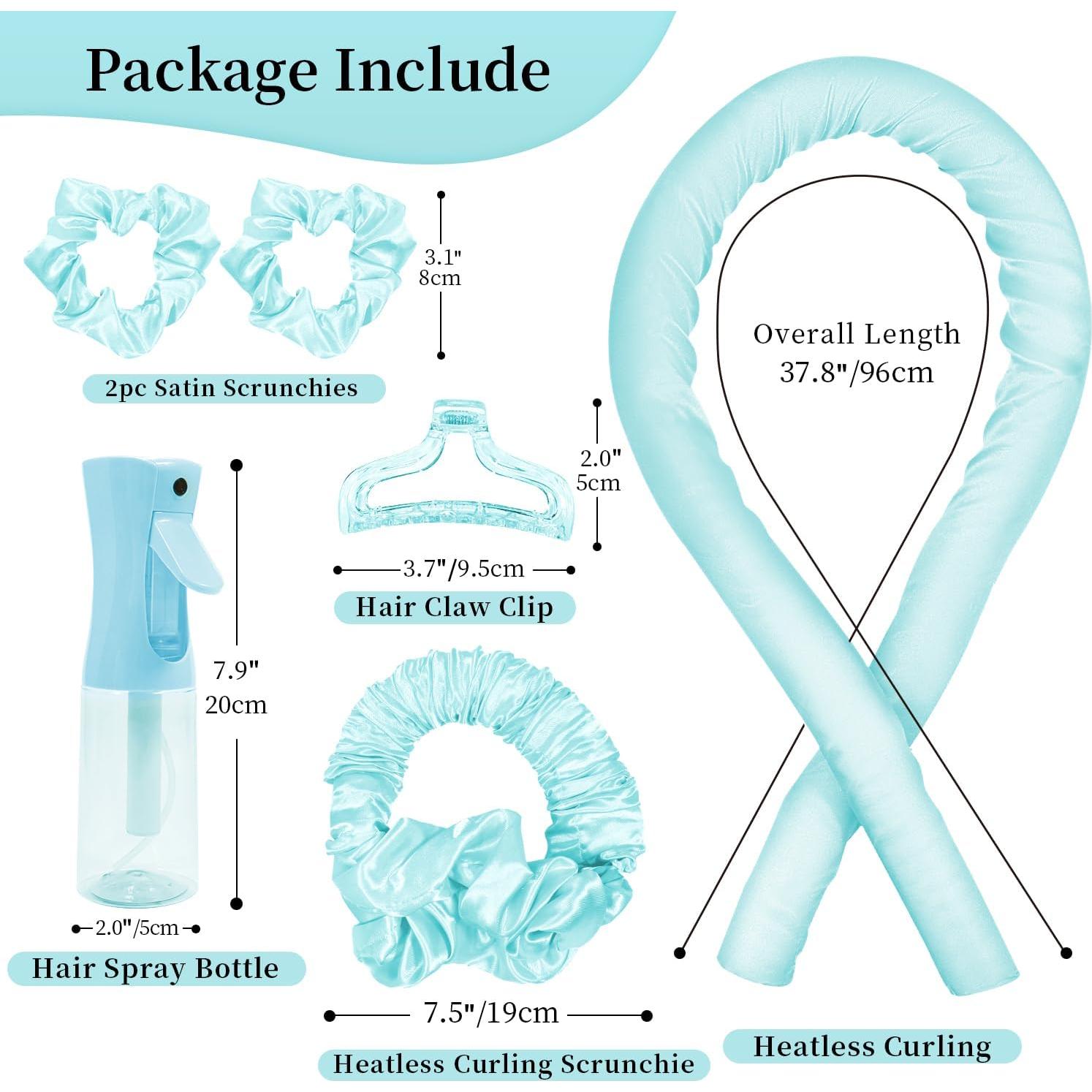 Juego de Rizador de Cabello Sin Calor Mis Cosas Novedosas 6 Piezas