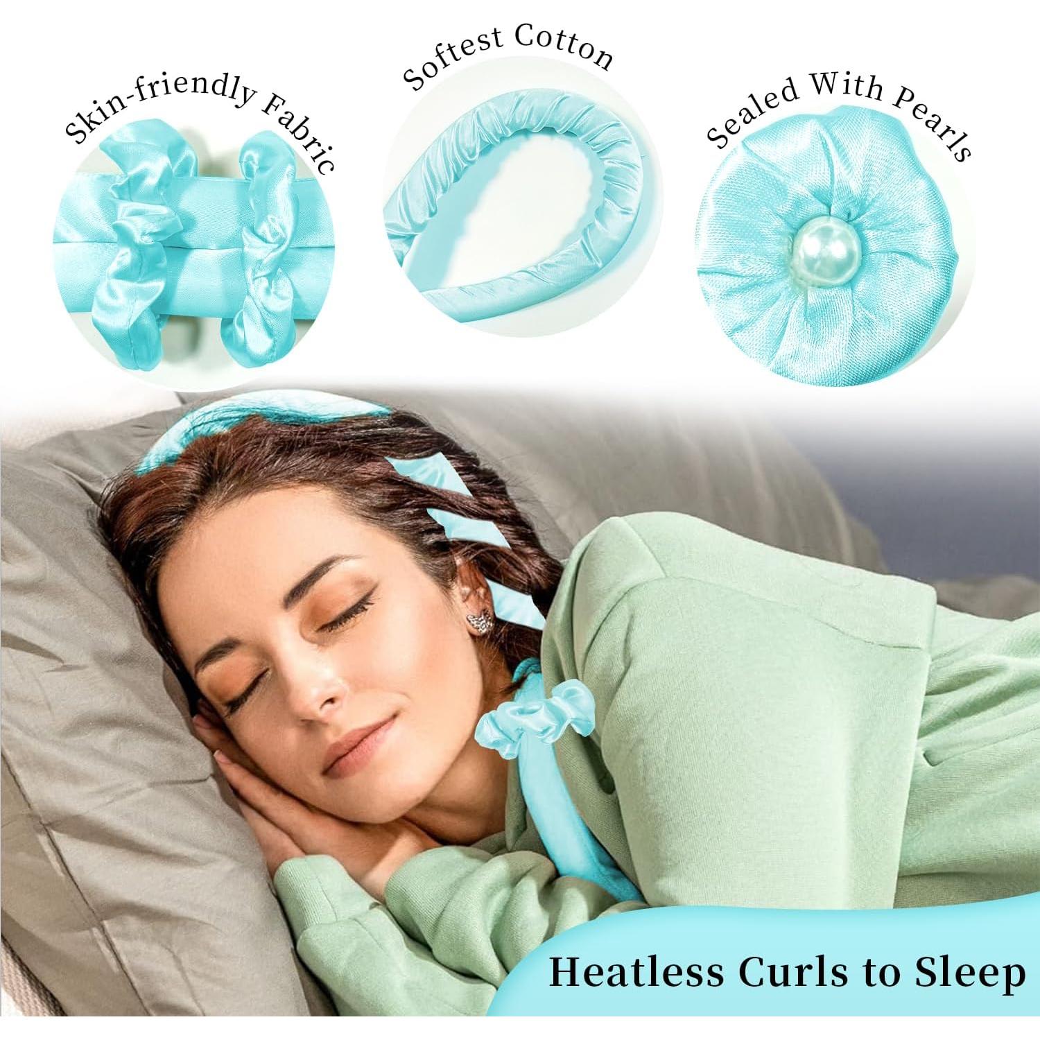 Juego de Rizador de Cabello Sin Calor Mis Cosas Novedosas 6 Piezas