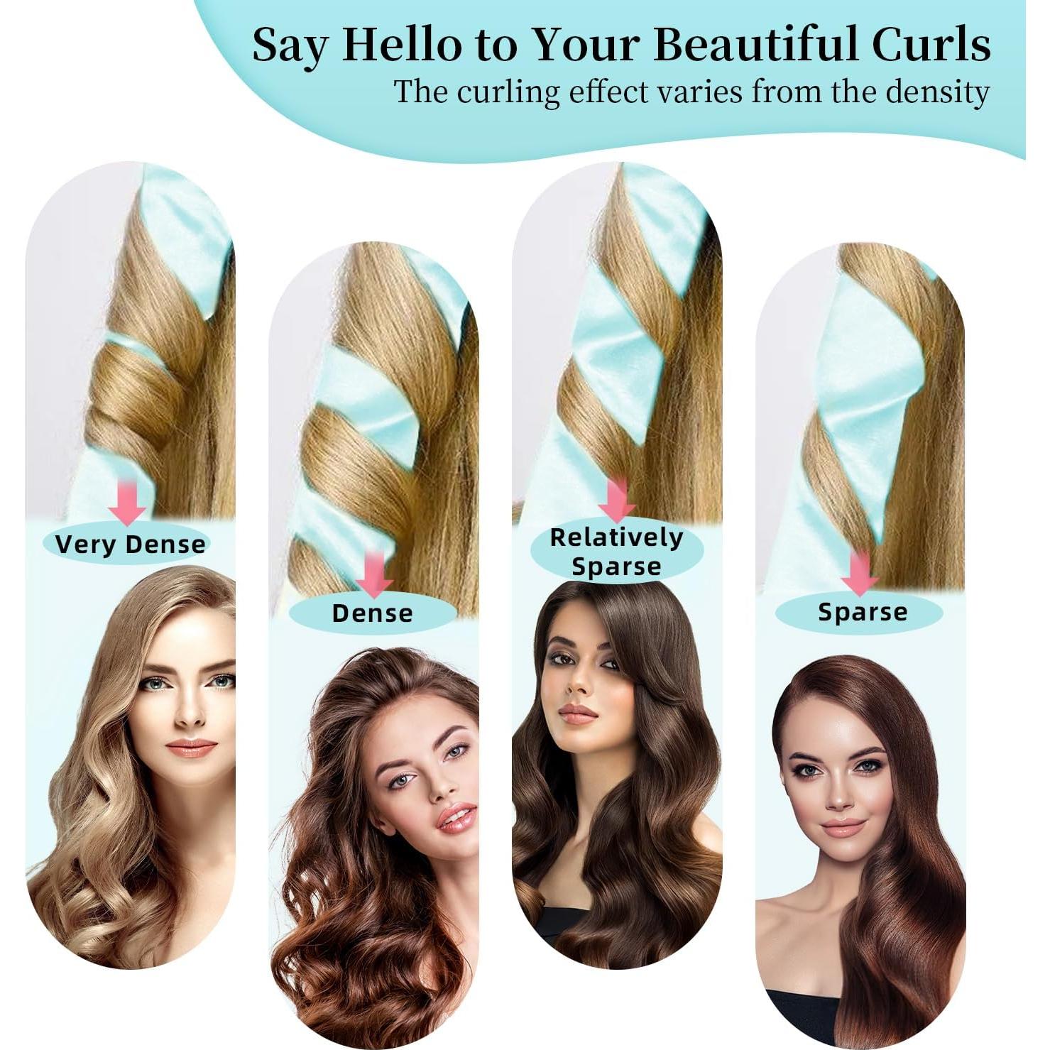 Juego de Rizador de Cabello Sin Calor Mis Cosas Novedosas 6 Piezas