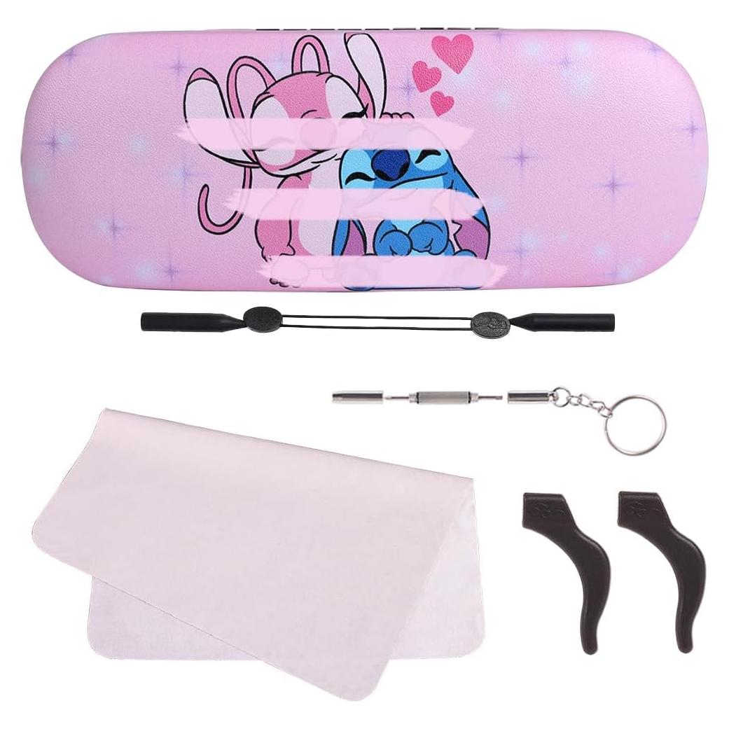 Estuche de Gafas ADBGV con Paño y Accesorios - Diseño Animado