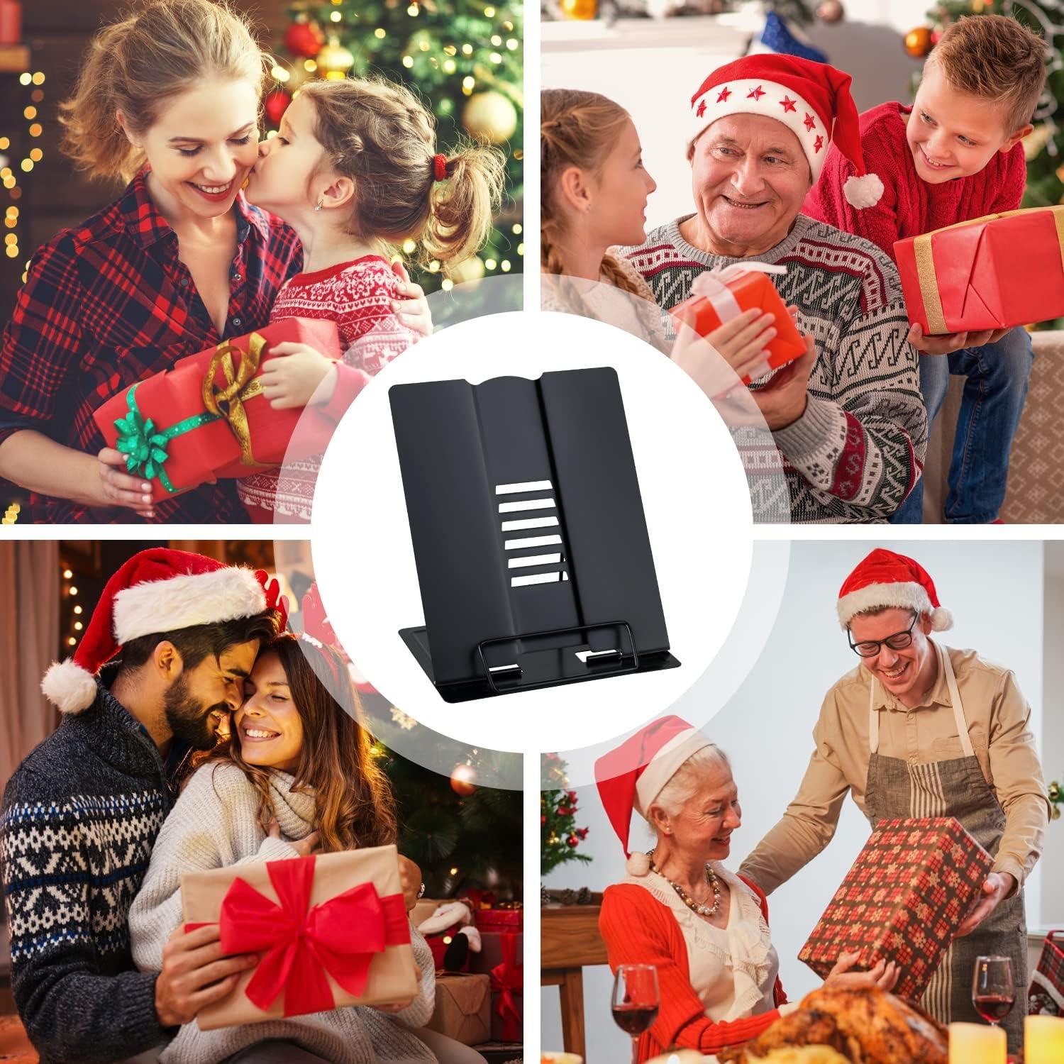 Soporte de Libro Ajustable MSDADA Negro Plegable 25.7x20.8cm