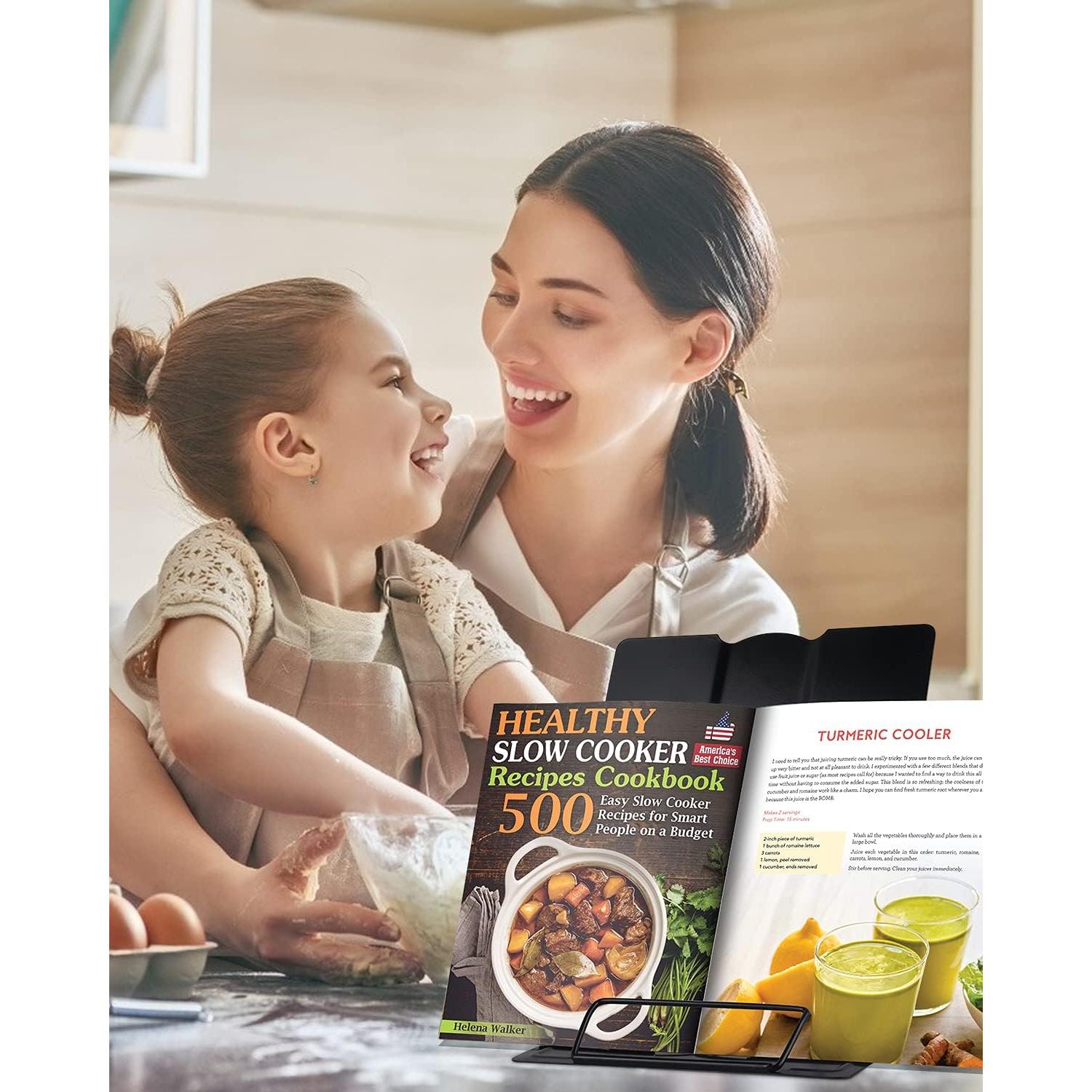 Soporte de Libro Ajustable MSDADA Negro Plegable 25.7x20.8cm