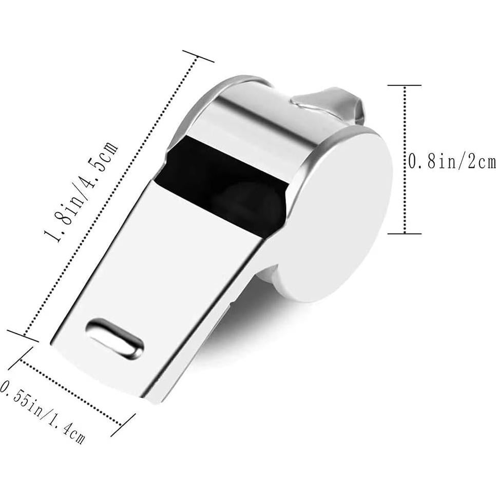 Silbatos de Acero Inoxidable SHENGQIDZ 24 Pack Amarillo