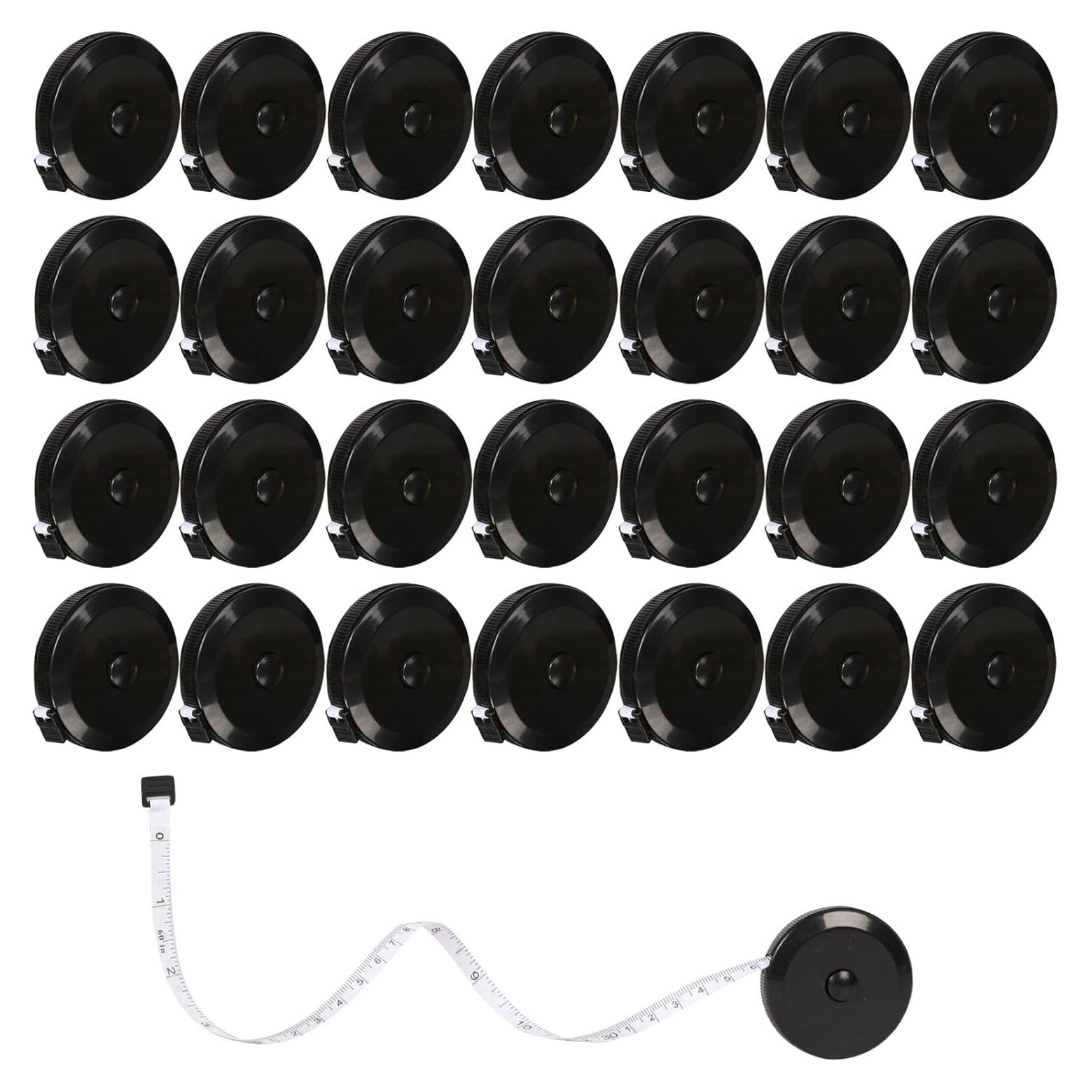 Cinta Métrica Retráctil Ritzy-US 30 Piezas 152.4 cm Negra